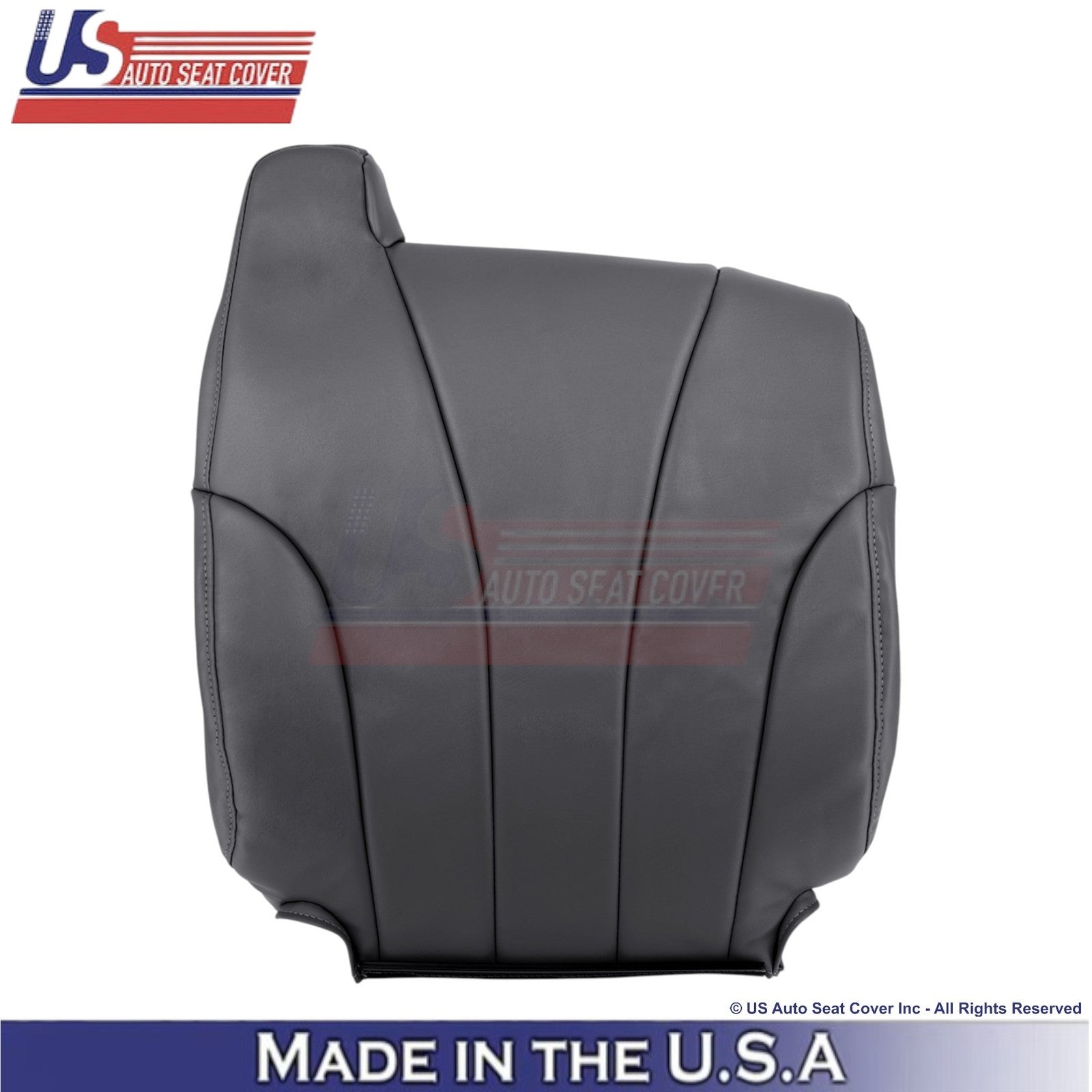 1999-2002 For Chevy Silverado W/T Leatherette Passenger Top Cover Dark Graphite
