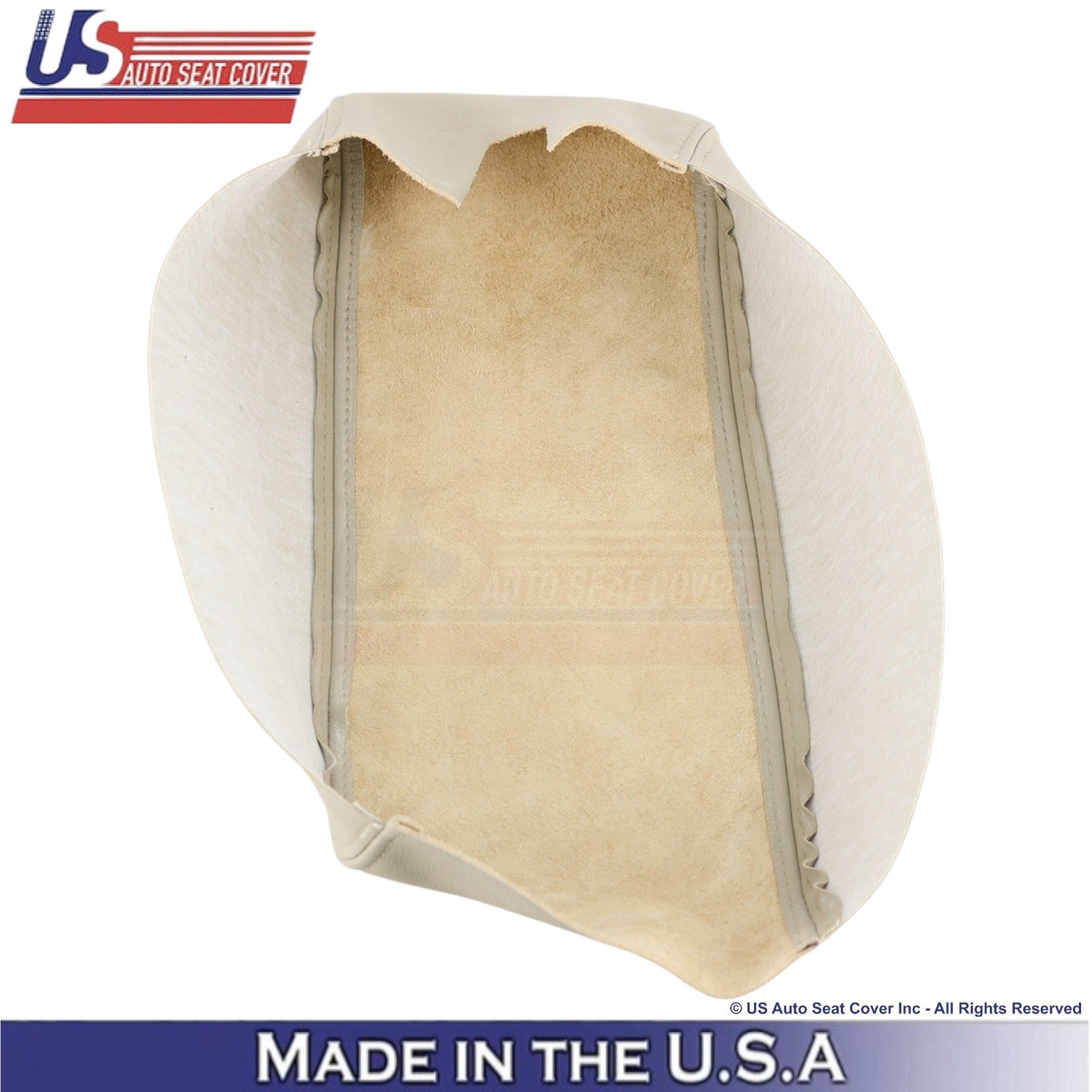 2004-2008 For Toyota Camry Solara Genuine Leather Center Console Lid Cover Ivory