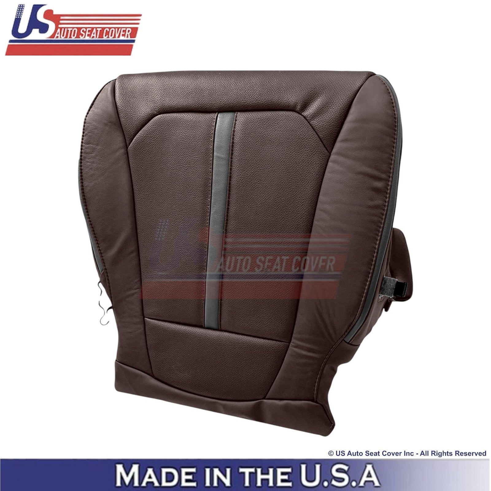 2015-2017 Fits Ford F150 Platinum Genuine Leather Front Bottom Covers Brunello