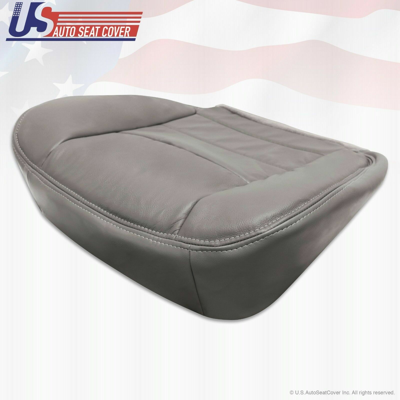 2002-2007 Ford F250 F350 Lariat EXTENDED CAB Driver Bottom Leather Seat Cover