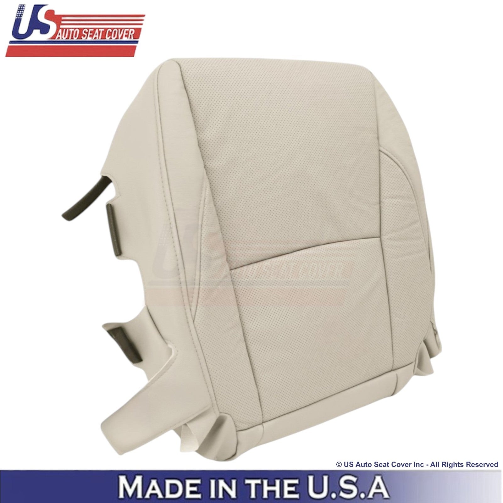 2007-2012 For Lexus ES350 Leather Perf. Front Bottom Seat Covers Parchment Tan