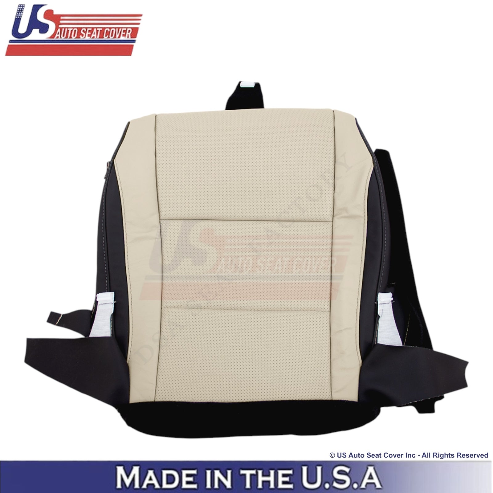 2016-2022 For Lexus RX350 RX450h Leather Driver Bottom Seat Cover Parchment