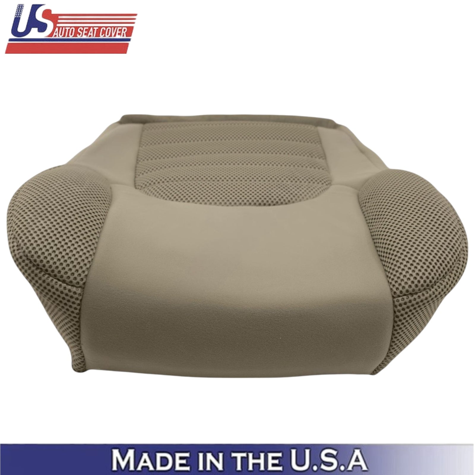 2007-2015 For Nissan Pathfinder Cloth Front Passenger Bottom Seat Cover Tan