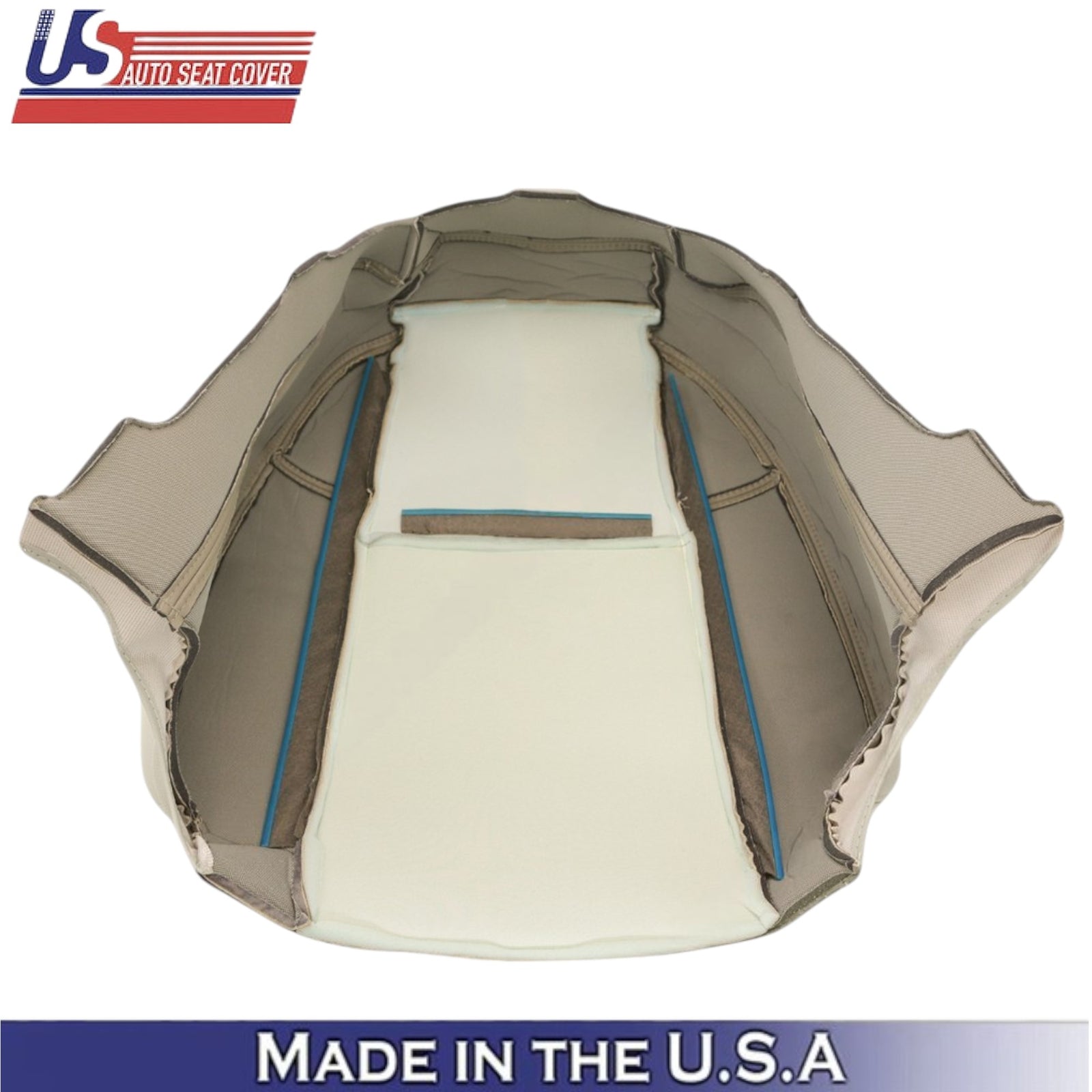 2012-2014 For Chevy Silverado 1500 LTZ Leatherette Passenger Top Seat Cover Tan