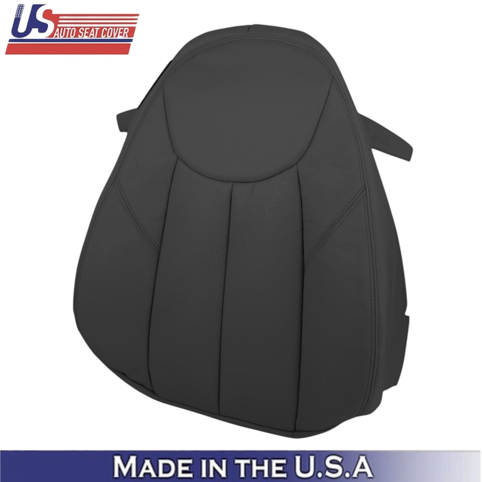 2003-2007 for Mercedes Benz R230 SL500 Front Seat Covers Genuine Leather Black