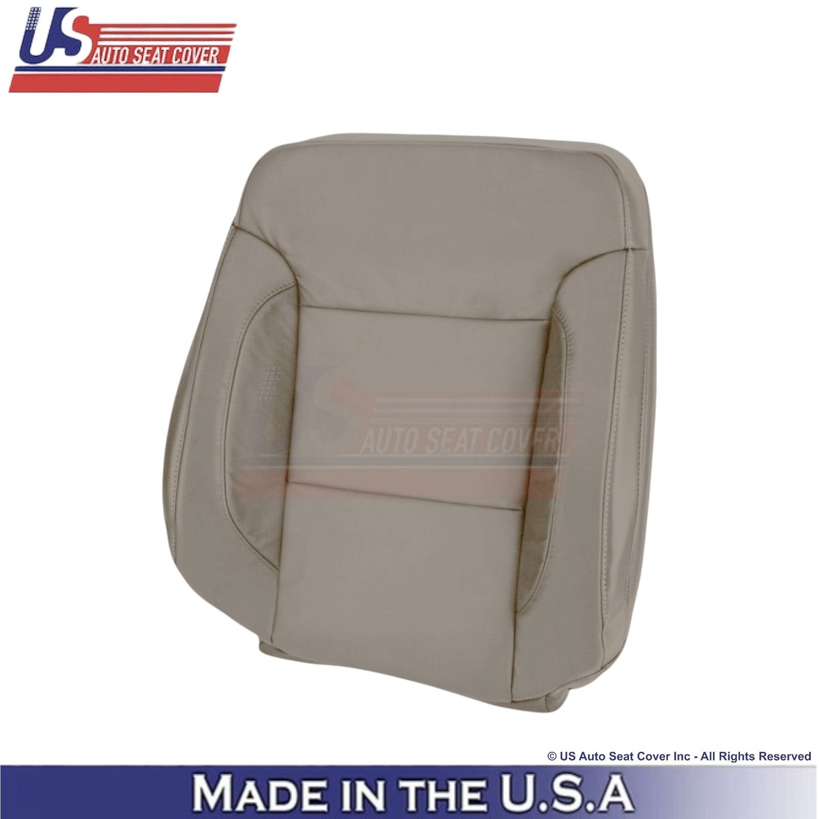 2014-2019 For Chevy Silverado 1500 LT LS Genuine Leather Driver Side Covers Dune