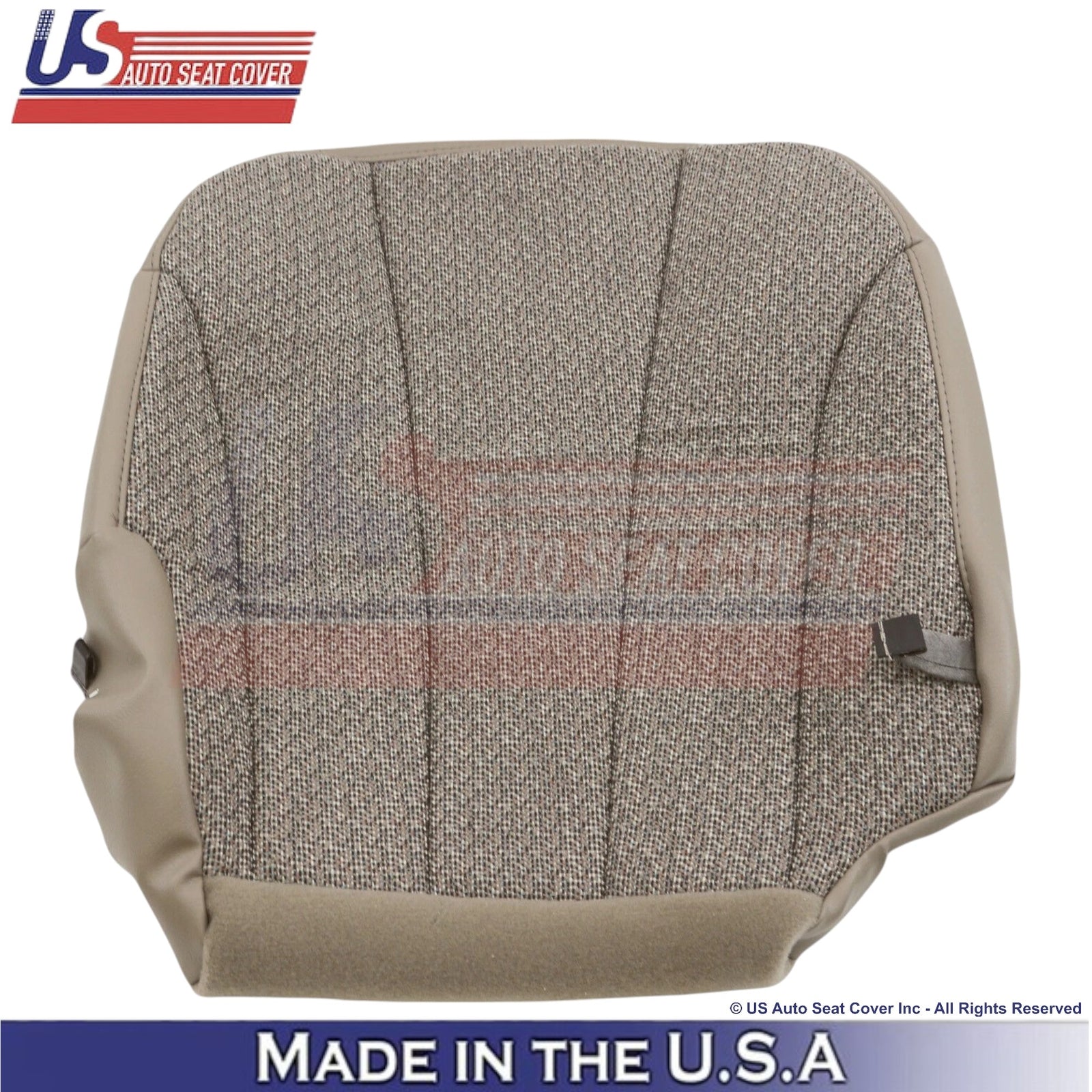 1999-2002 For Chevy Silverado 1500 Cloth Front Bottom Seat Covers Neutral Tan