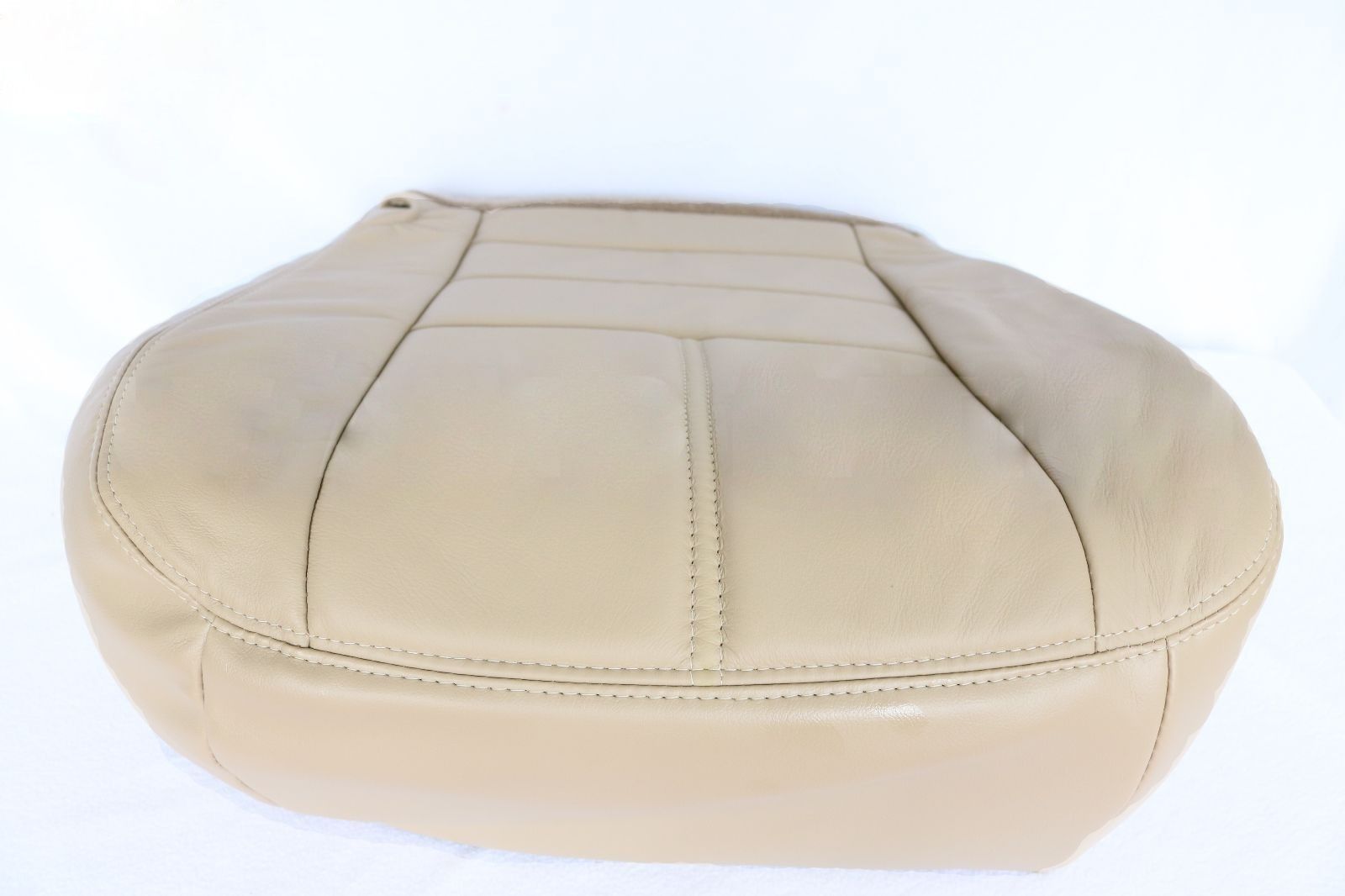 08 09 2010 Ford F250 F350 Driver Bottom Replacement Leather Seat Cover Tan