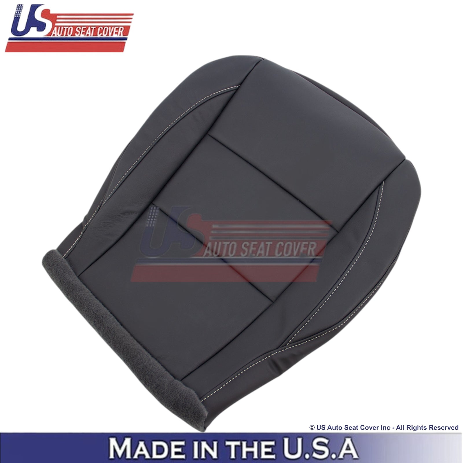 2010-2015 For Nissan Armada Platinum Genuine Leather Bottom Covers Dark Charcoal