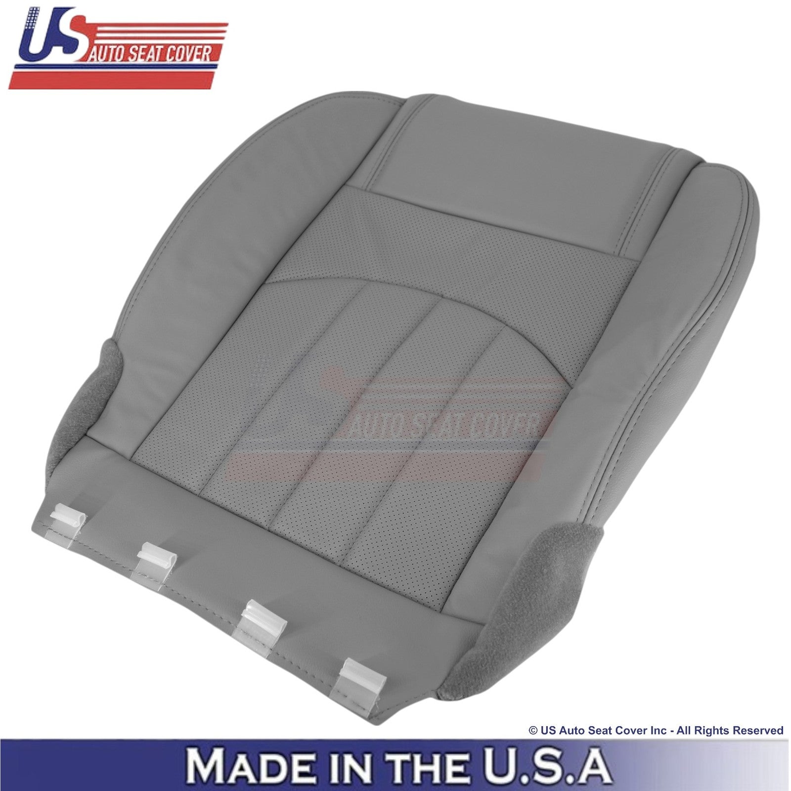 2013-2017 For Buick Enclave Leather Driver Replacement Seat Covers Lt. Titanium