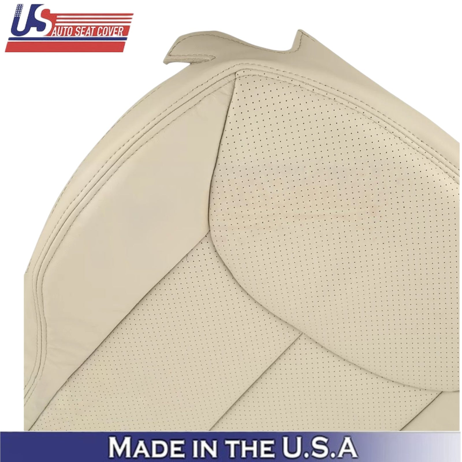 2003-2007 for Mercedes Benz R230 SL500 Driver Seat Covers Genuine Leather Beige