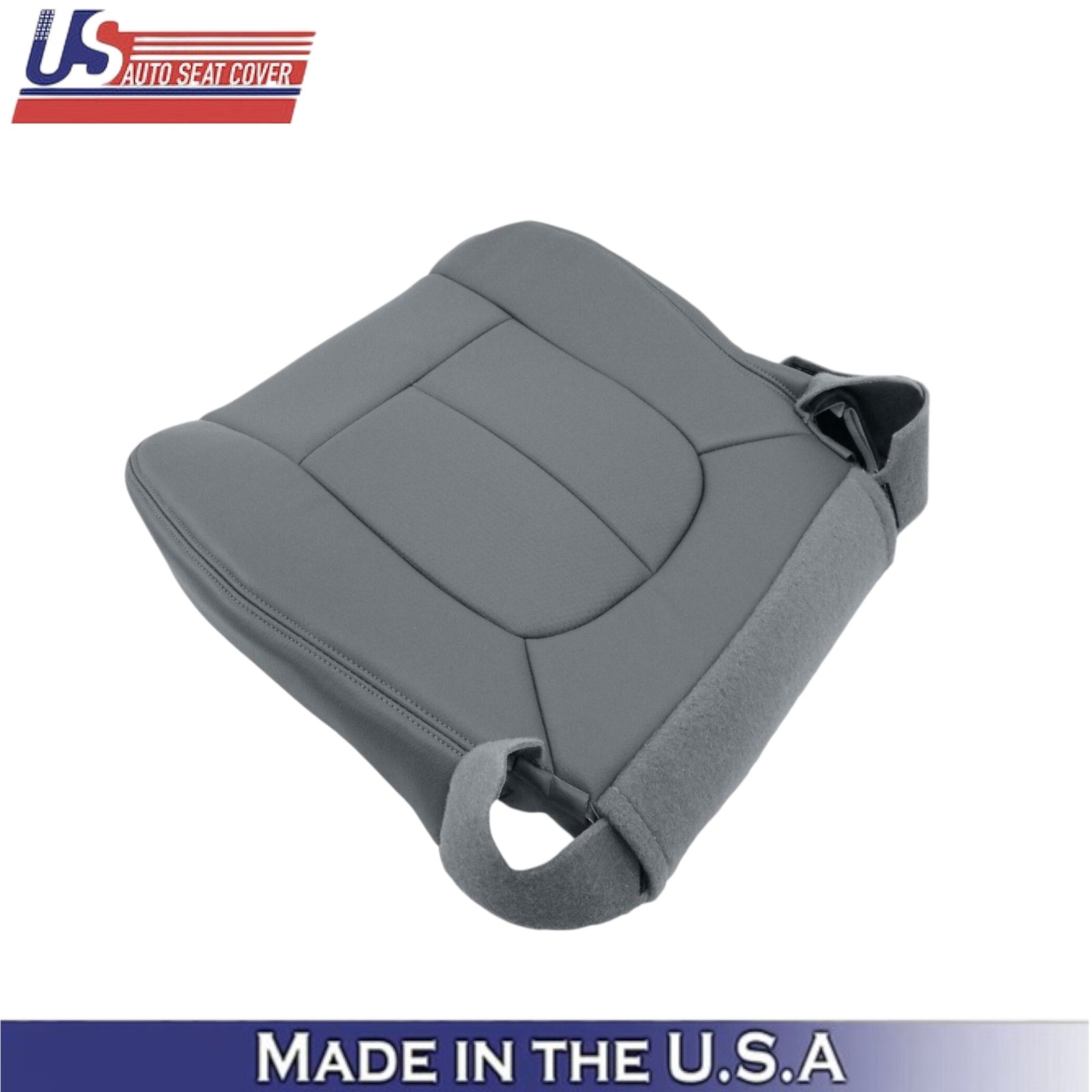 2011-2016 For Ford F250 F350 XL WT Leatherette Passenger Side Seat Covers Gray