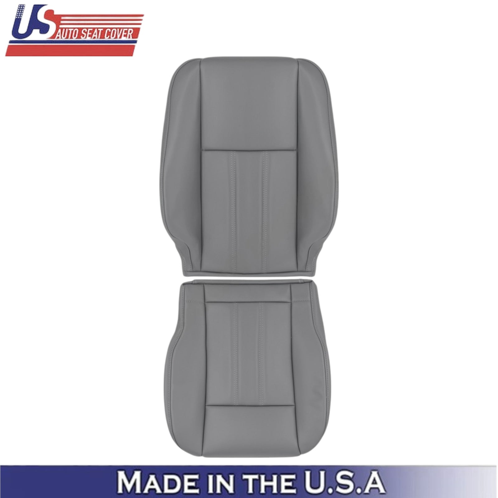 2008-2016 For Chrysler Town & Country Leatherette Passenger Side Covers Gray