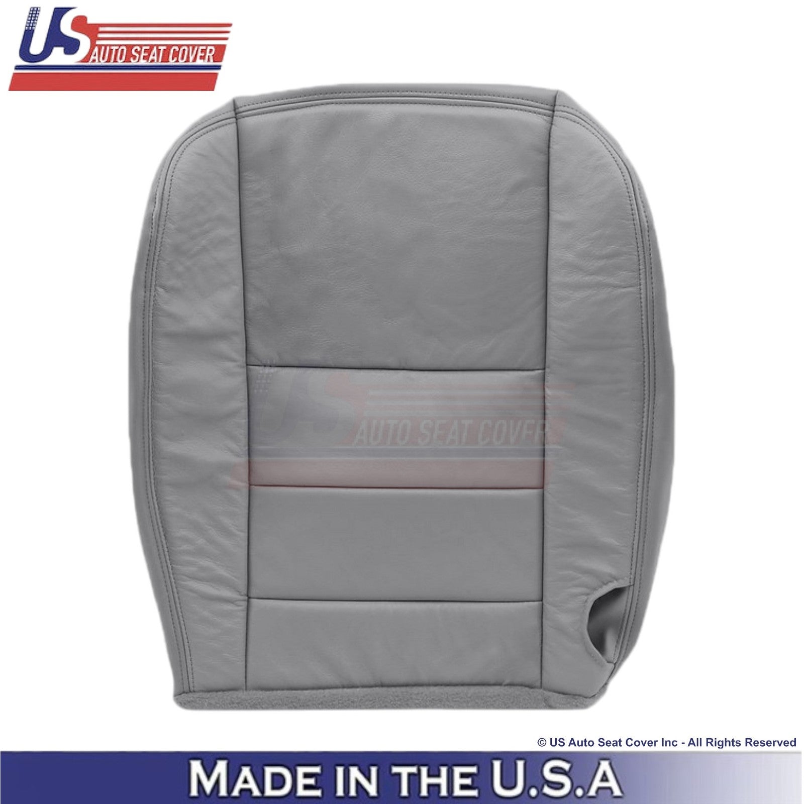 2003-2007 For Ford F250 F350 Lariat Leatherette Front Driver OEM Covers Gray