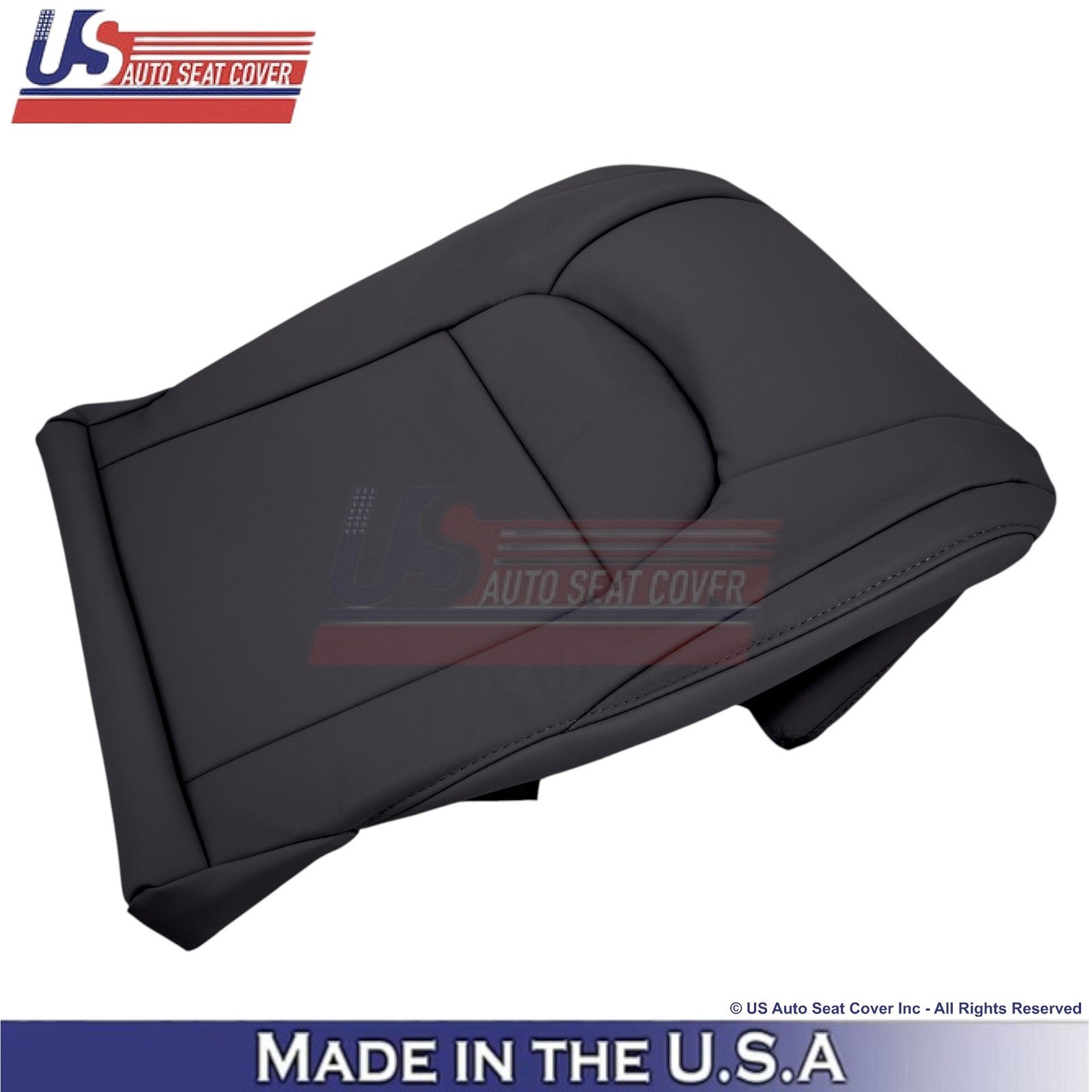 2008-2021 For Toyota Land Cruiser Leatherette Driver Bottom Seat Cover Black