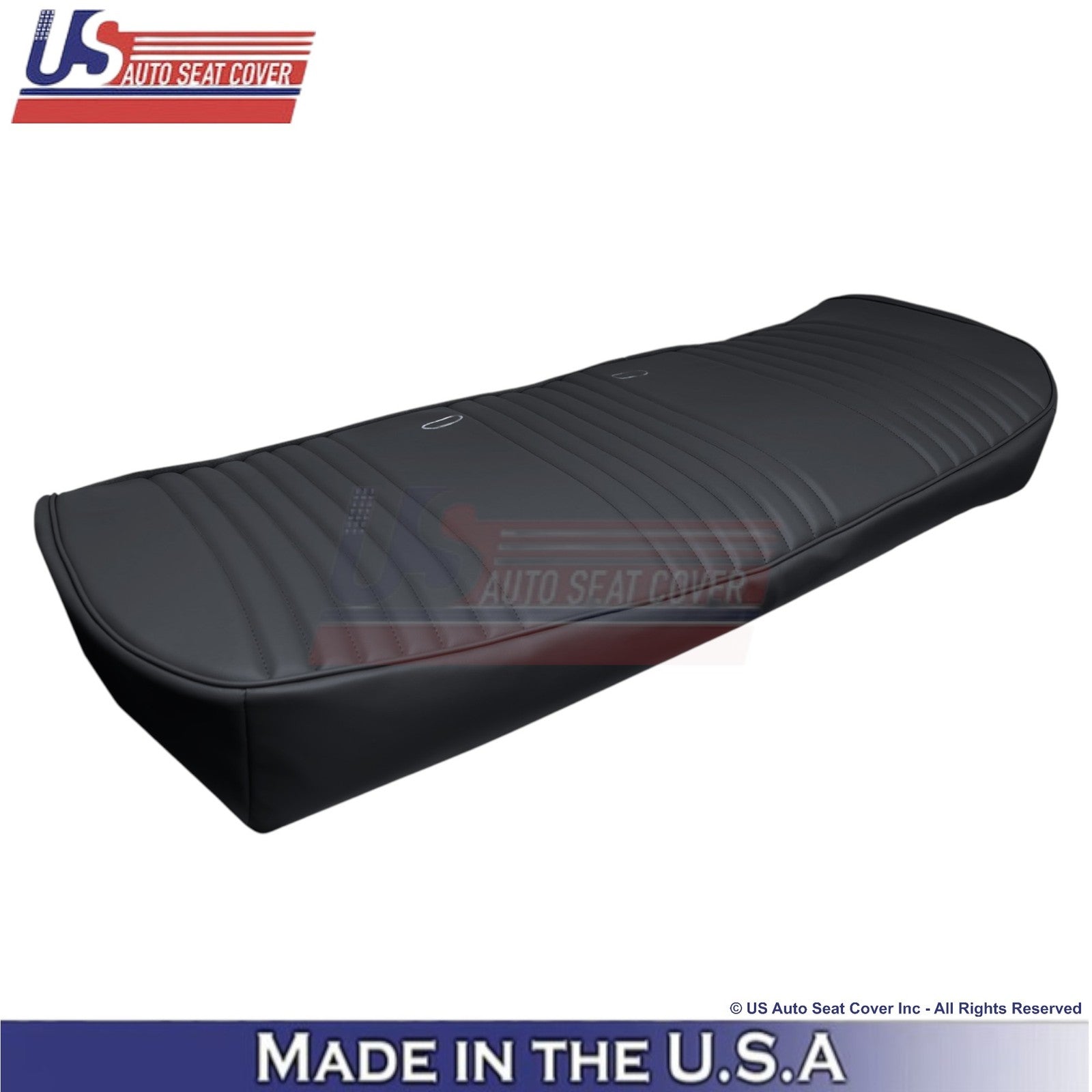 1987-1997 For Ford F150 Leatherette Bench Bottom Replacement Cover Dark Charcoal