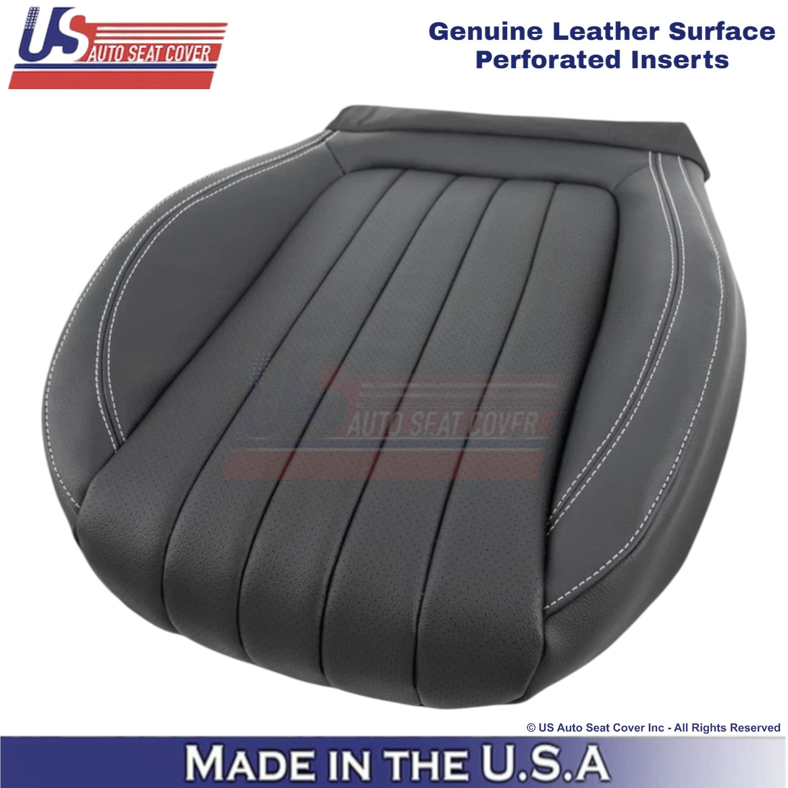 2017-2023 For Mercedes Benz E-Class Genuine Leather Driver Bottom Cover Black