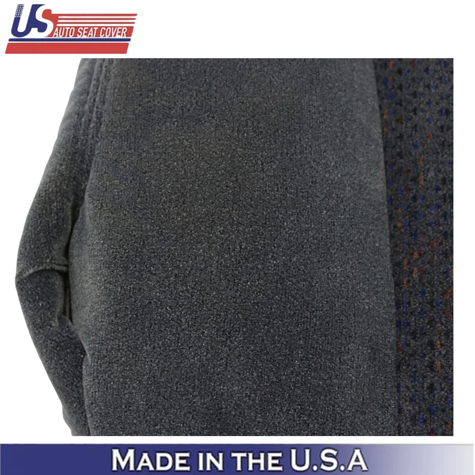 1999-2002 For Chevy Silverado 1500 2500 Cloth Driver Bottom Seat Cover Dk. Gray