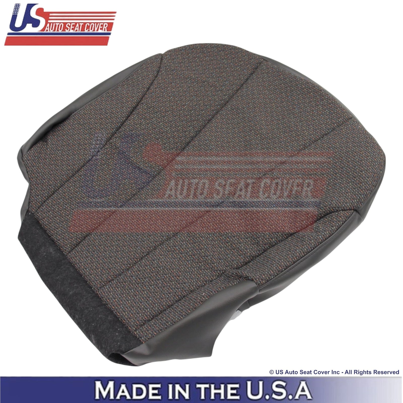 1999-2002 For Chevy Silverado 1500 2500 Cloth Front Driver Seat Covers Dark Gray