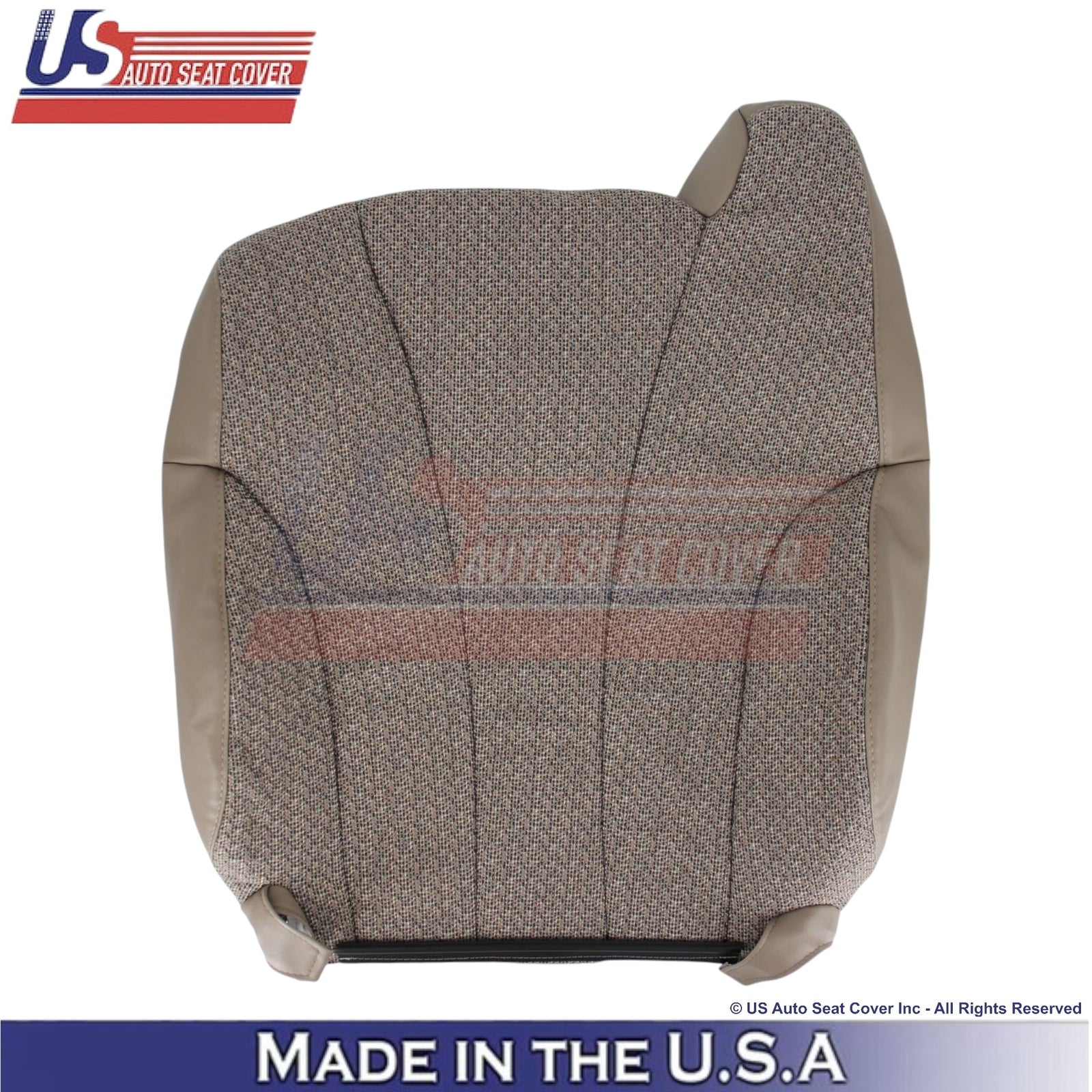 1999-2002 For Chevy Silverado 1500 Cloth Passenger Side Seat Covers Neutral Tan