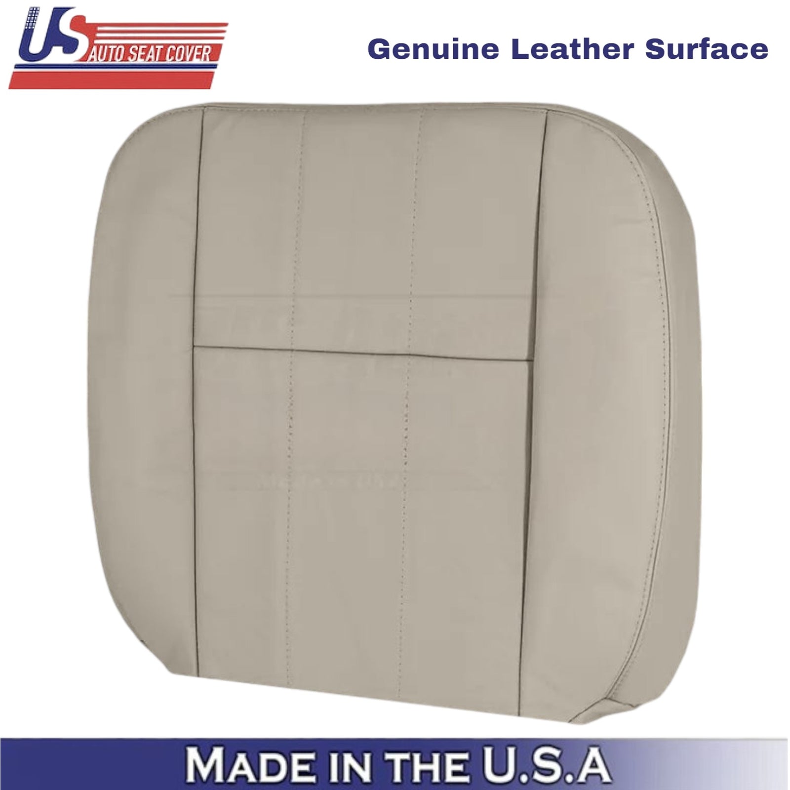 2003-2005 For Mercury Grand Marquis Genuine Leather Driver Seat Covers Parchment