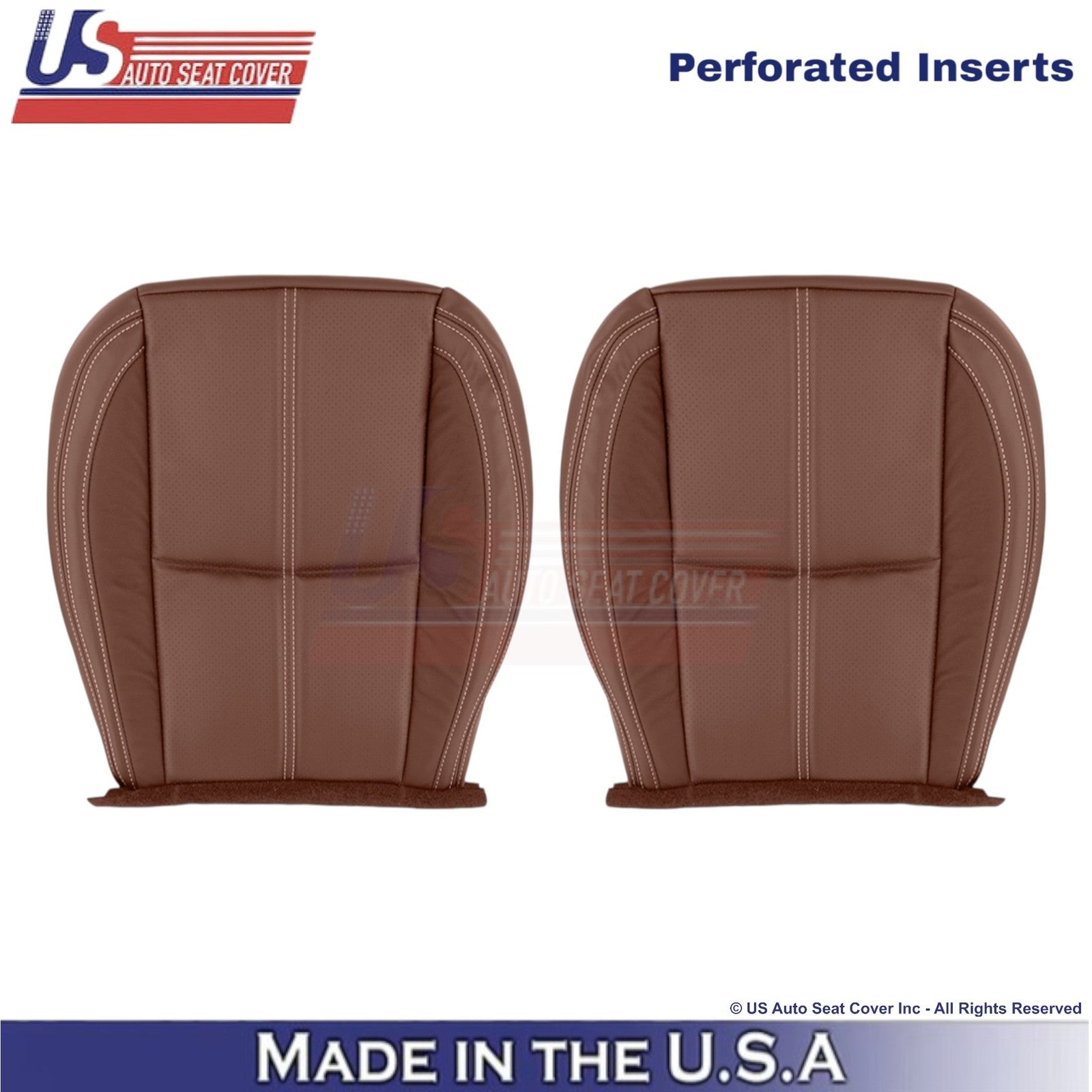 2017-2018 Fits Subaru Forester Touring Leather Front Bottom Seat Covers Saddle