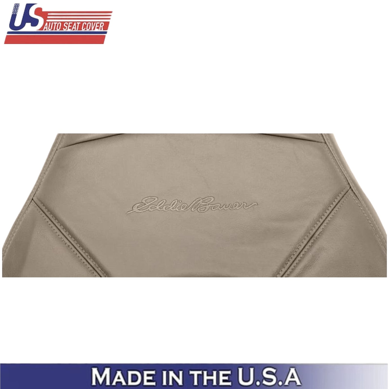2000-2002 For Ford Expedition Eddie Bauer Leatherette Passenger Side Covers Tan