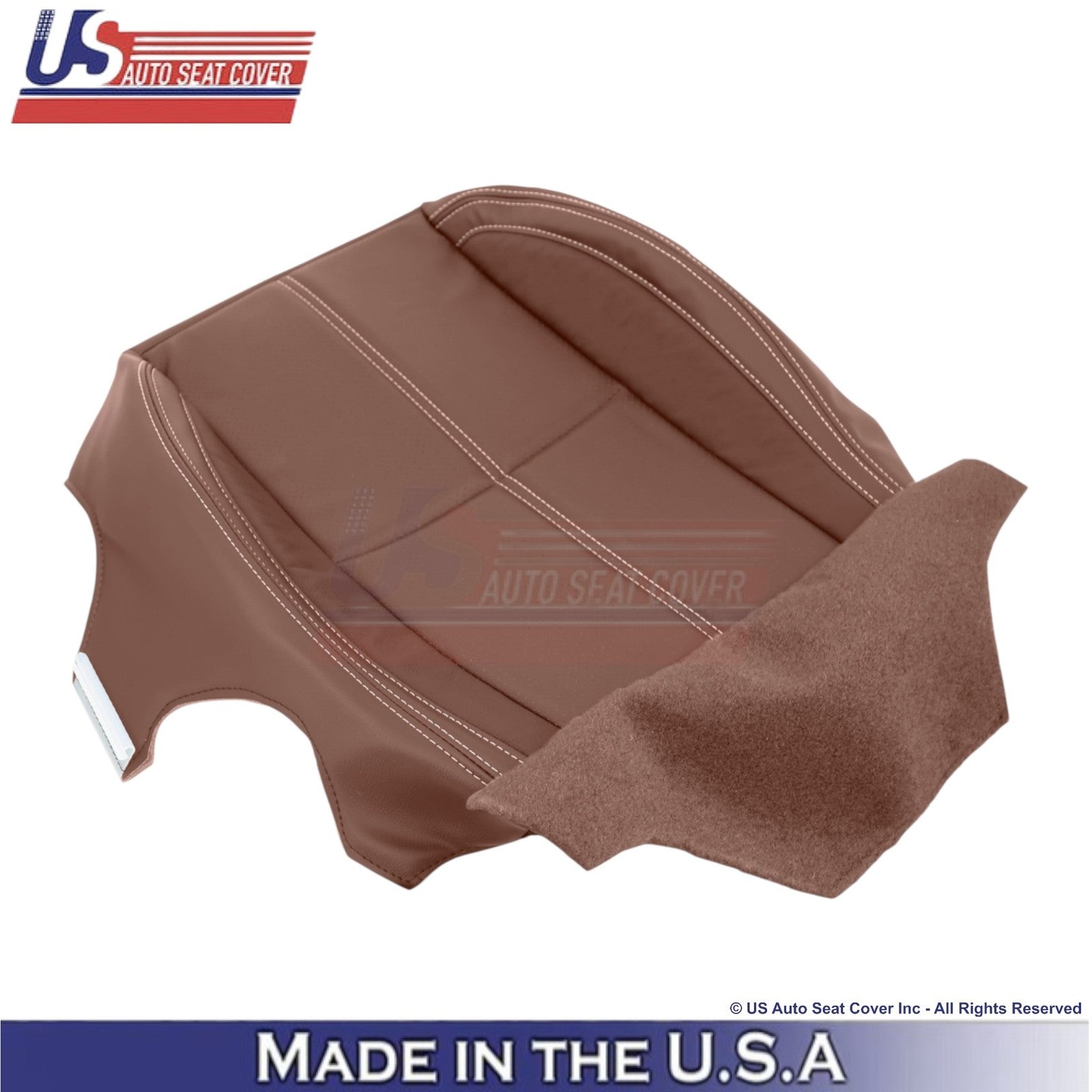 2017-2018 Fits Subaru Forester Touring Leather Front Seat Covers Saddle Brown