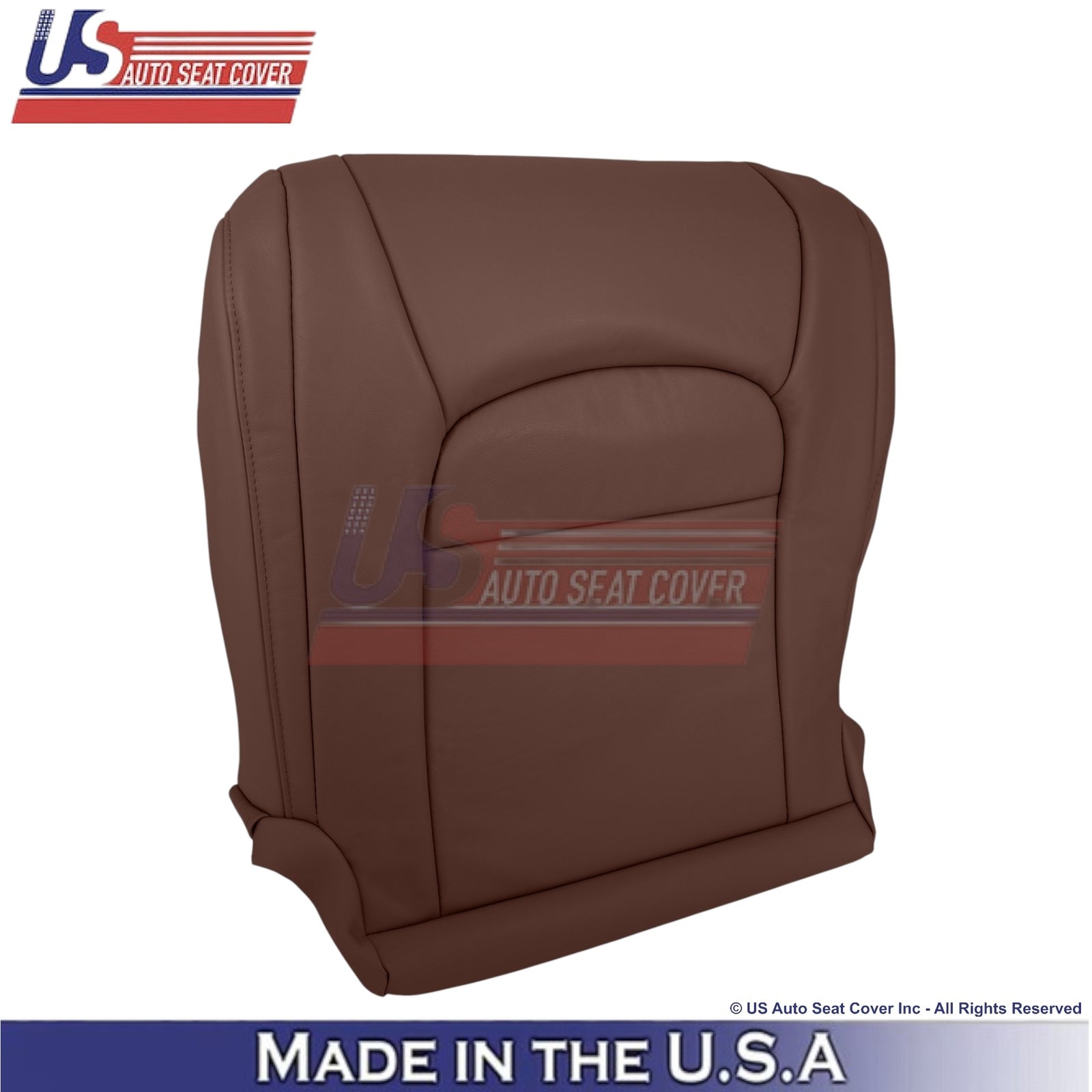 2008-2021 For Toyota Land Cruiser Leather Front Bottom Replacement Covers Brown