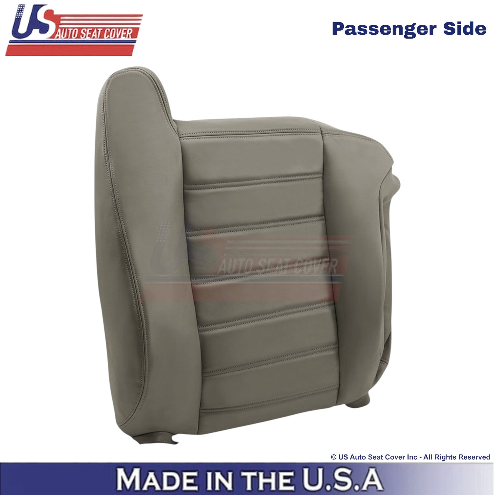 2003-2007 For Hummer H2 Leatherette Passenger Top Replacement Covers Wheat Gray
