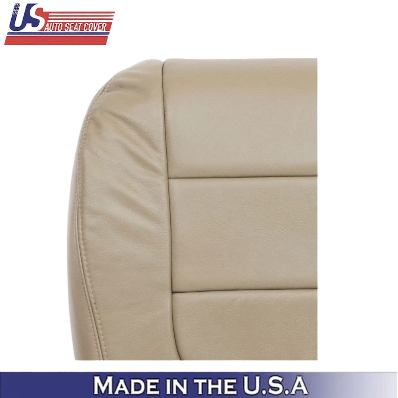 2002-2003 For Ford F150 Lariat Leather Passenger Bottom Replacement Cover Tan