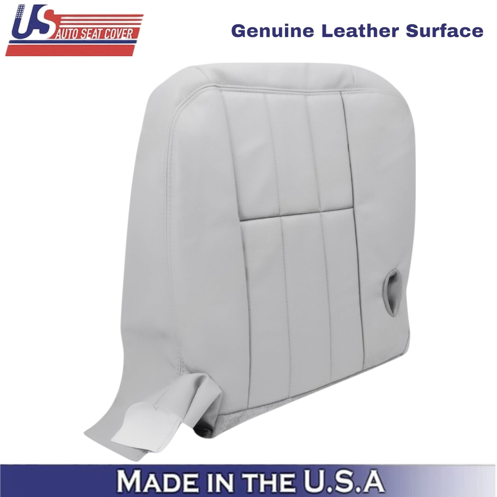 2003-2005 For Mercury Grand Marquis Genuine Leather Front Seat Covers Lt. Flint