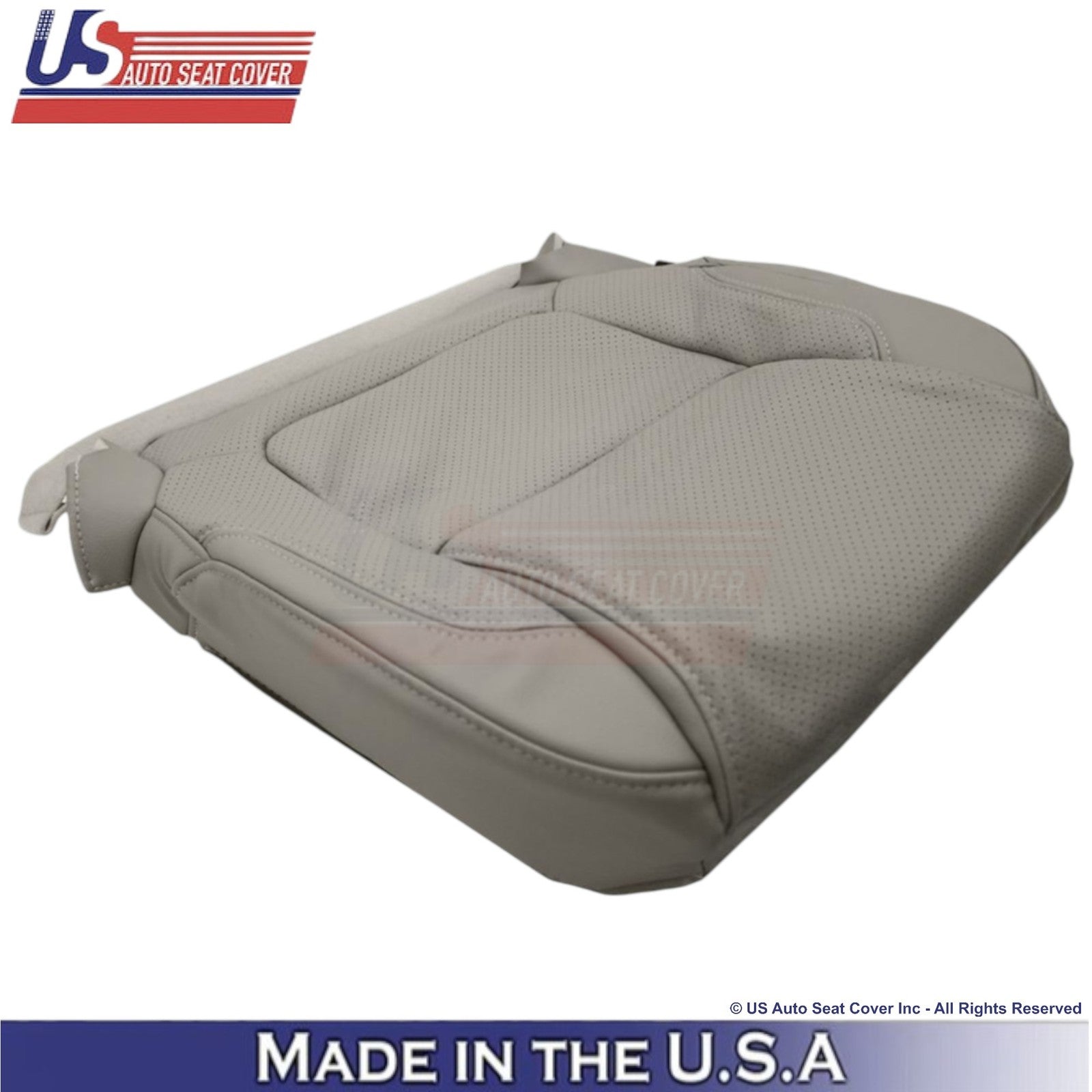 2011-2015 For Ford Explorer Limited Leatherette Perf Passenger Bottom Cover Gray