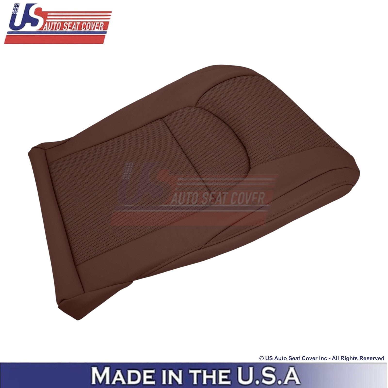 2008-2021 For Toyota Land Cruiser Leatherette Perf. Driver Bottom Cover Brown