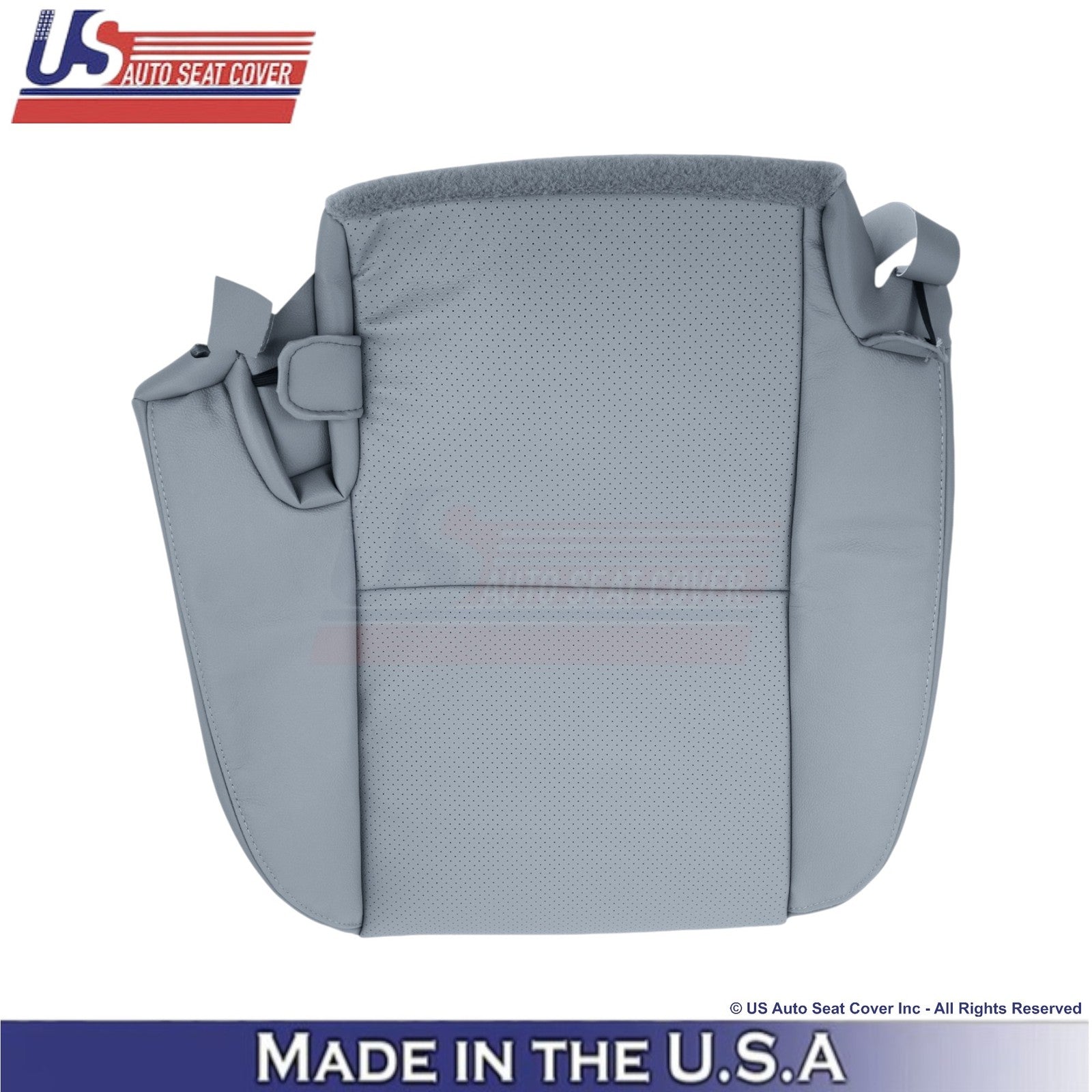 2008-2014 Fits Toyota Sequoia Genuine Leather Perf. Rear Bottom Covers Graphite