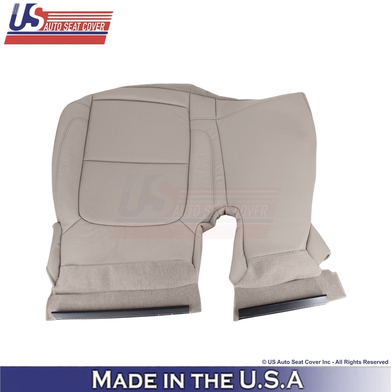 2011-2015 For Ford Explorer 2nd Row Driver Side Leather Seat Covers Light Stone