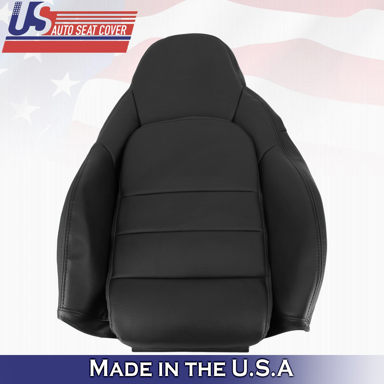 2005 to 2013 For Chevy Corvette C6 Front Set Tops & Bottoms Leather Seat Covers