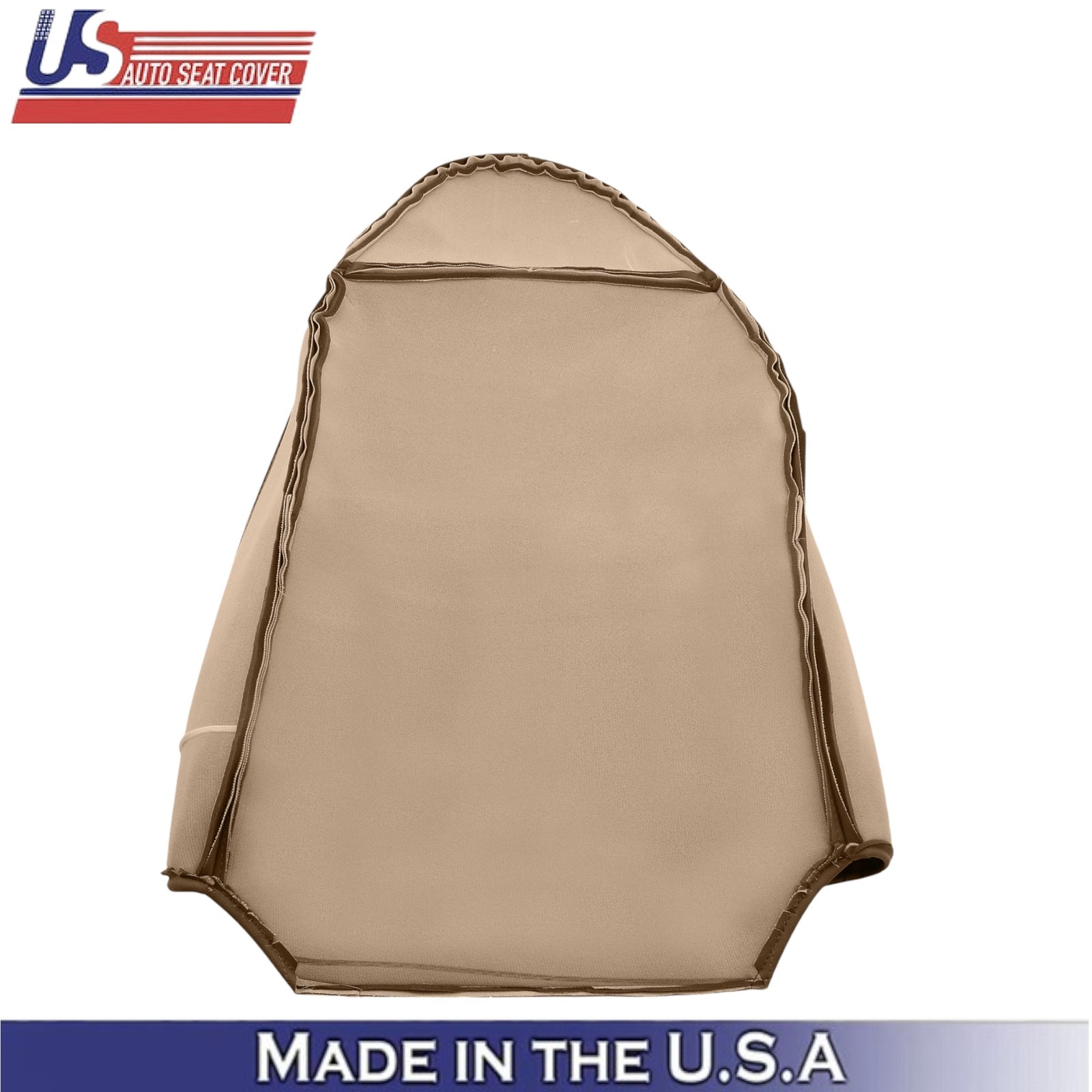 1997-2002 For Ford Expedition XLT Eddie Bauer Leather Driver Top Seat Cover Tan
