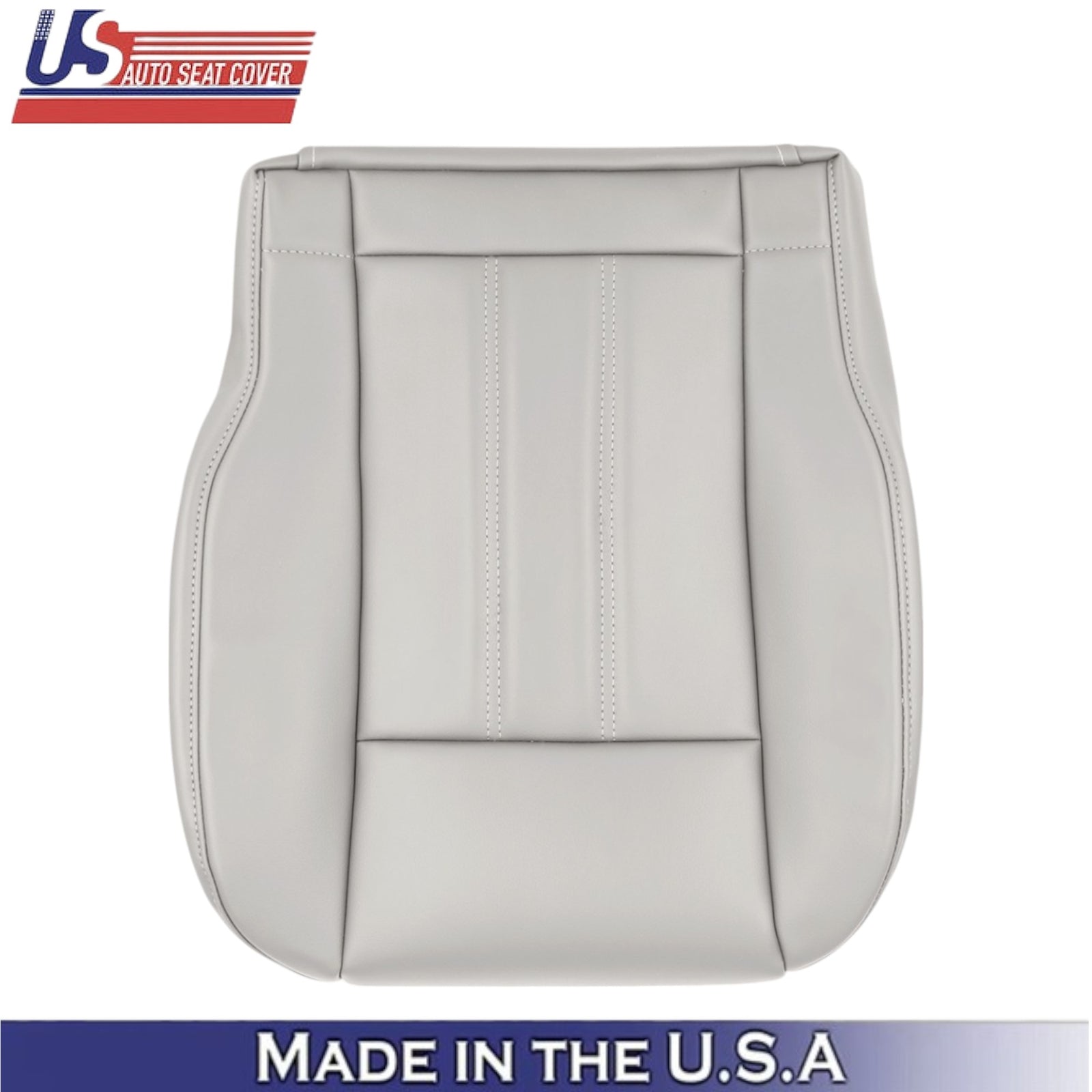 2008-2016 For Chrysler Town & Country Leatherette Front Seat Covers Light Shale