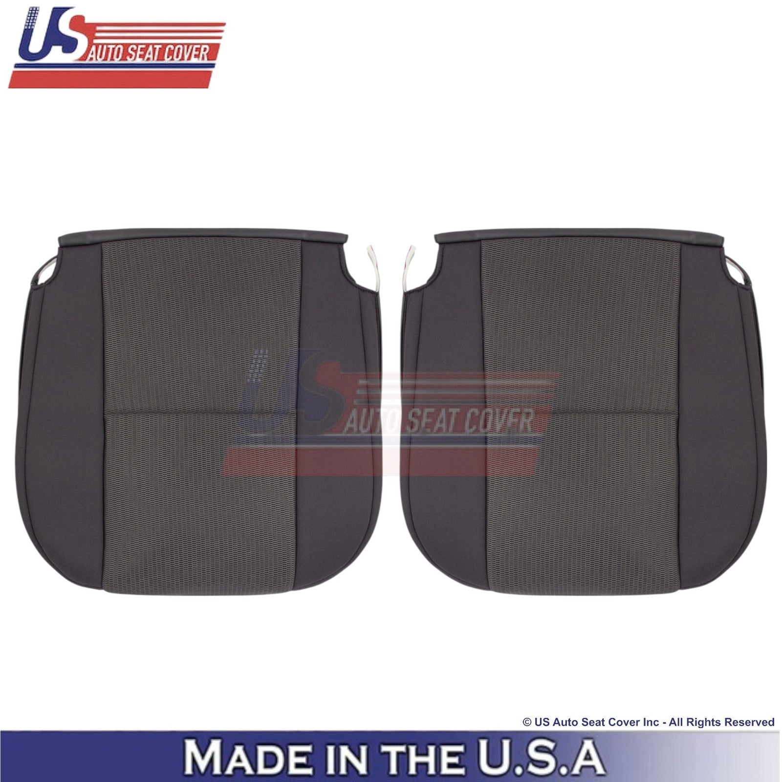 2007-2011 Fits Toyota FJ Cruiser Cloth Front Replacement Covers Dark Graphite