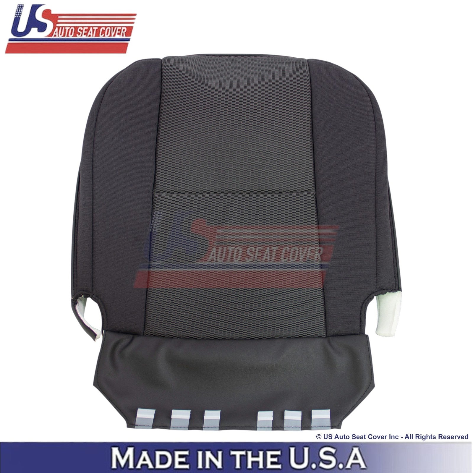 2007-2011 Fits Toyota FJ Cruiser Cloth Passenger Side Seat Covers Dark Graphite