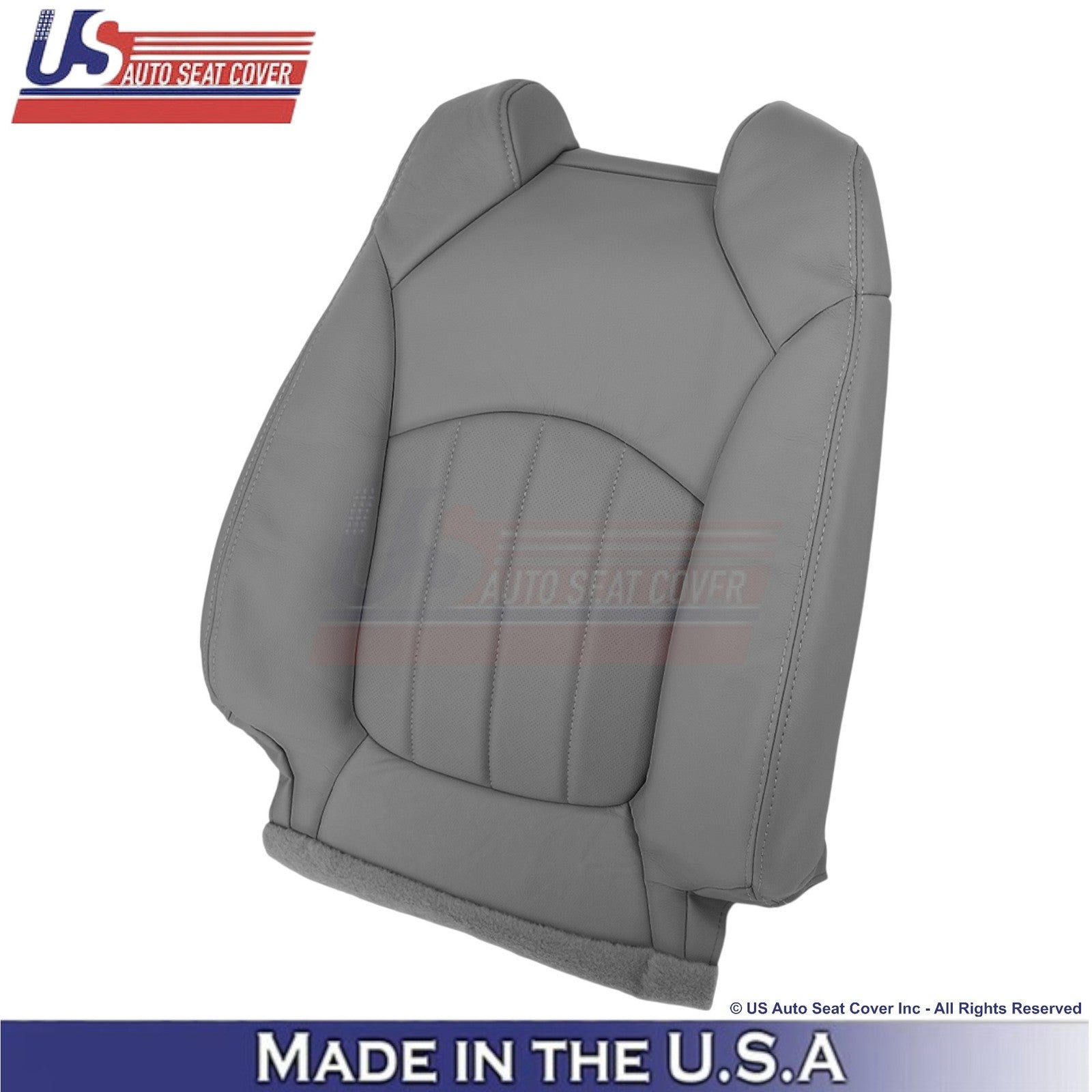 2013-2017 For Buick Enclave Leatherette Driver Replacement Seat Covers Titanium