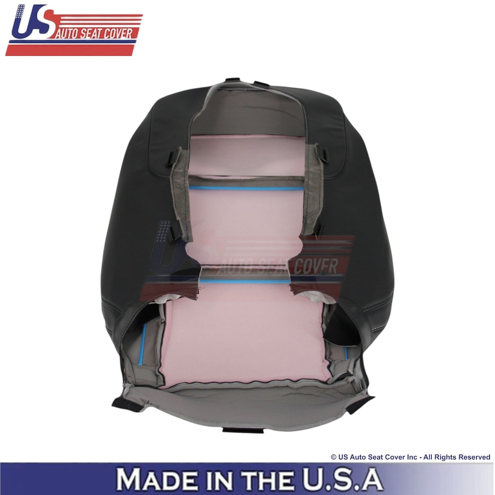 2015-2020 For Chevy Tahoe Genuine Leather Driver Top Replacement Cover Jet Black