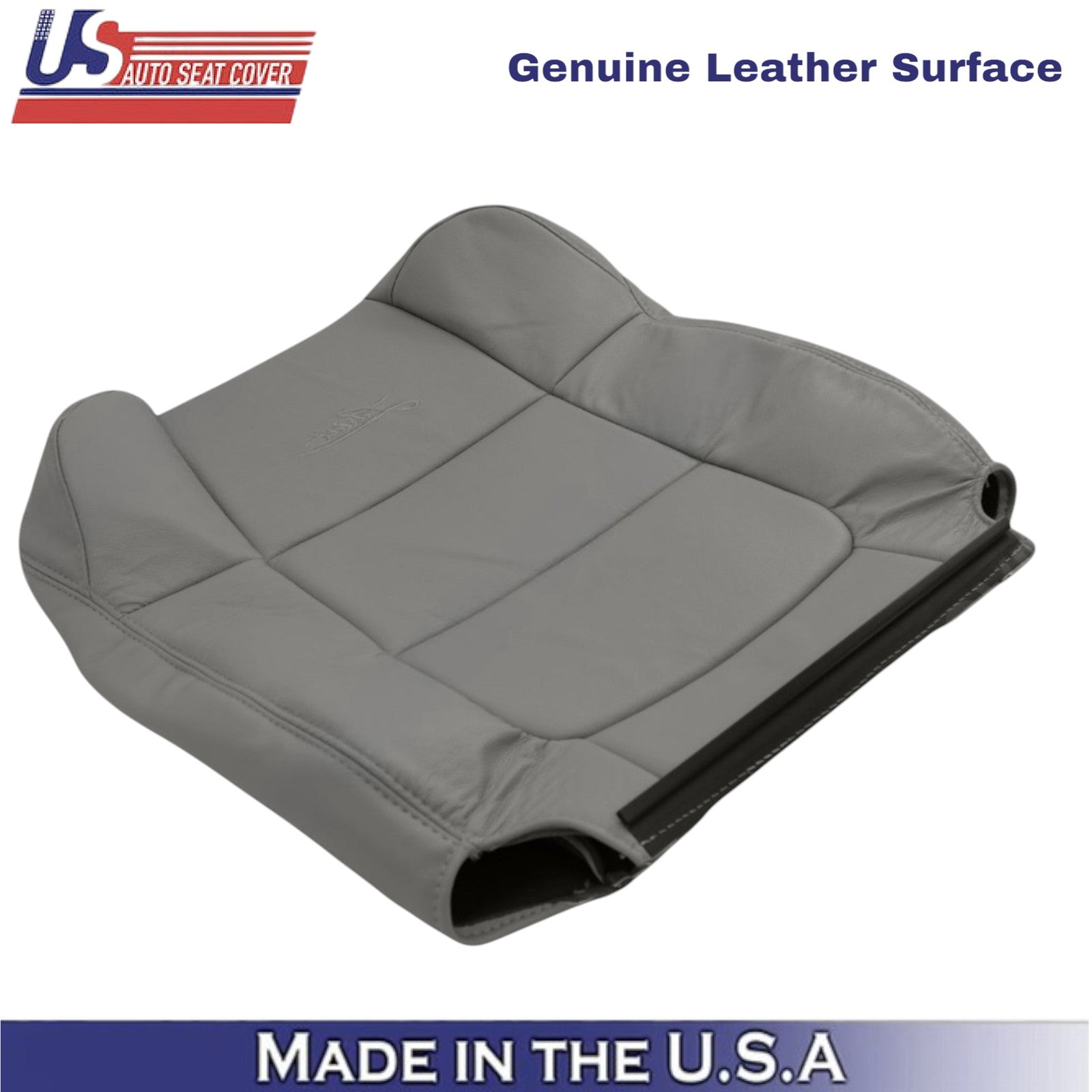2001 to 2003 for Ford F150 Lariat leather Front Seat Covers Medium Graphite