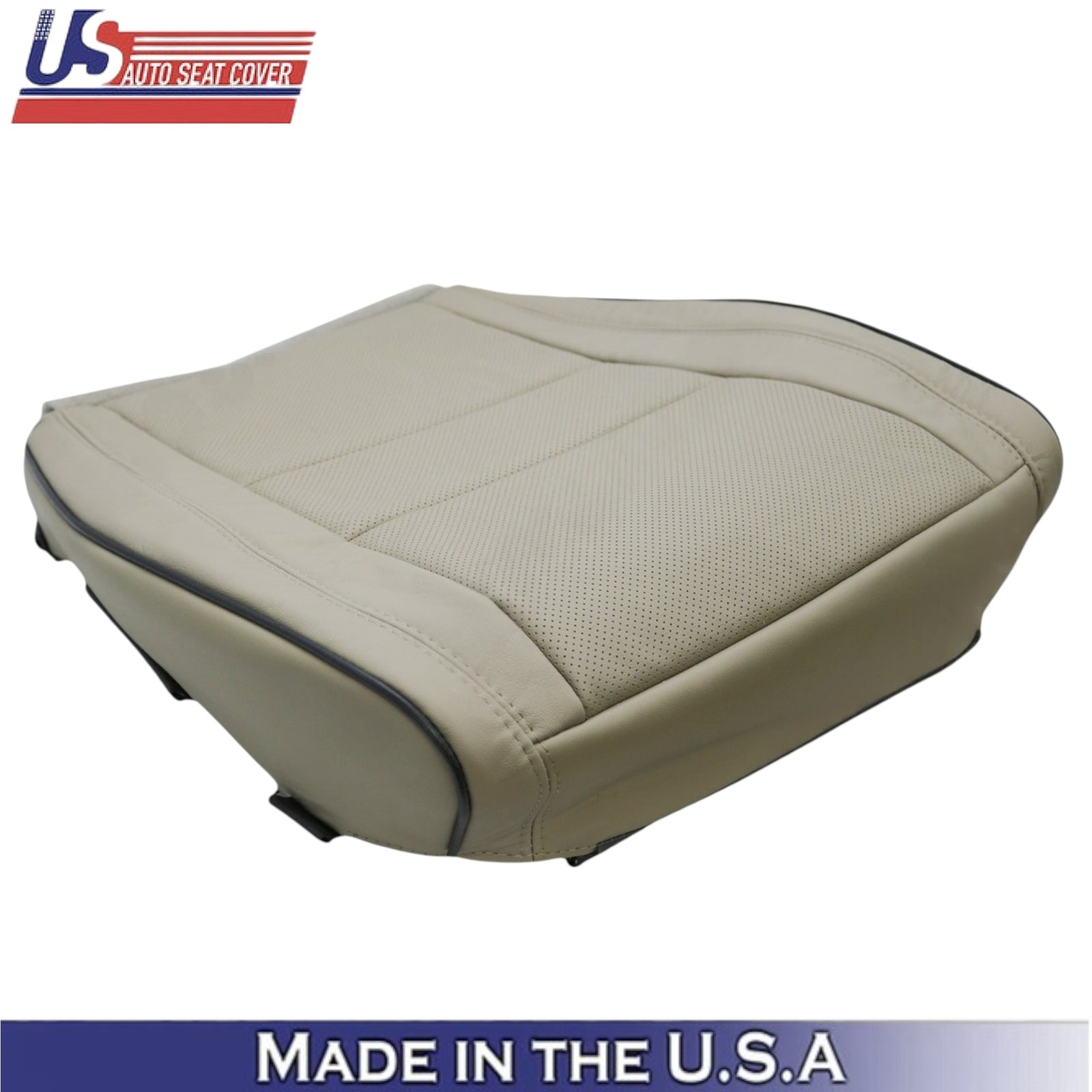 2011-2021 For Jeep Grand Cherokee Leatherette Passenger Side Seat Covers Tan