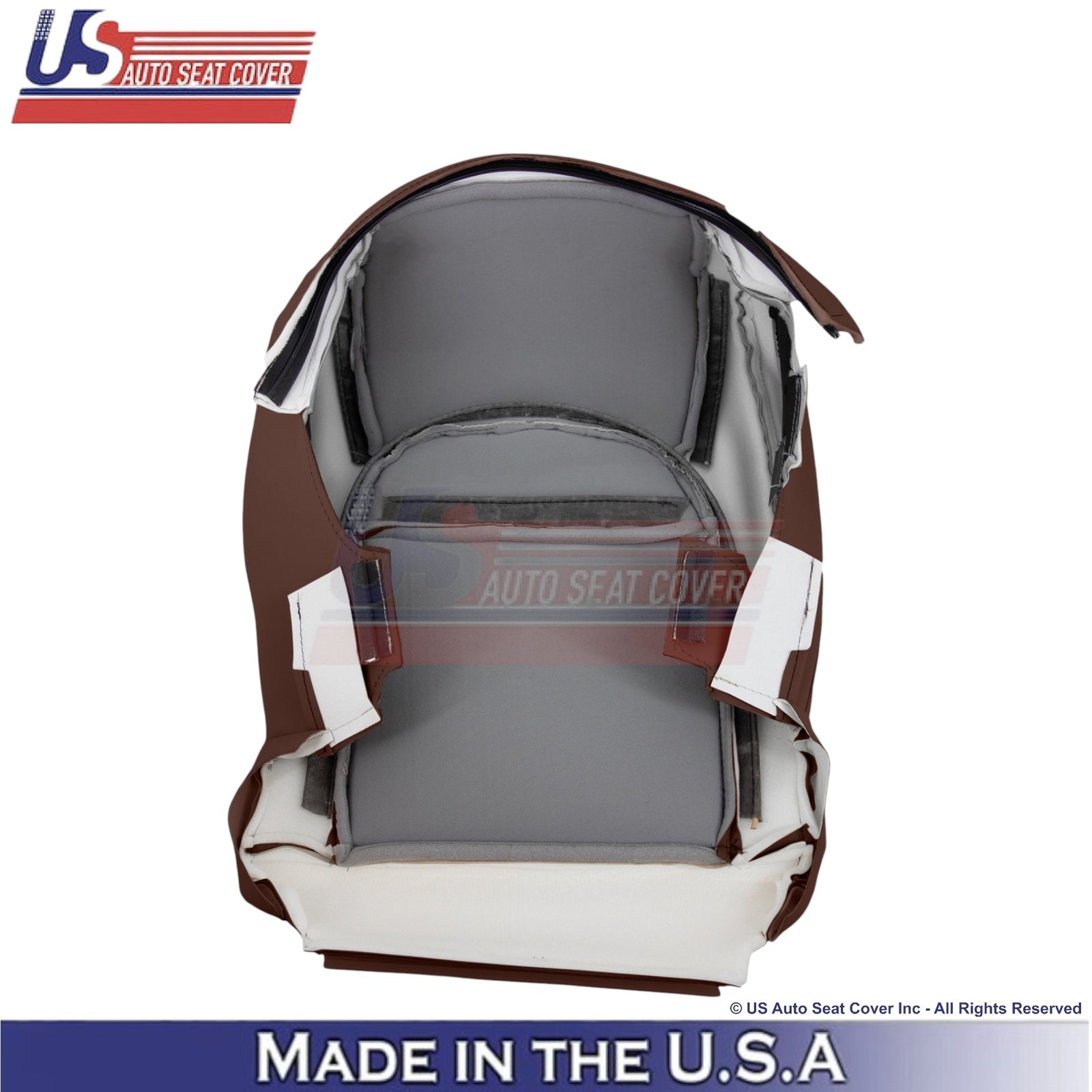 2008-2021 For Toyota Land Cruiser Leather Front Bottom Replacement Covers Brown