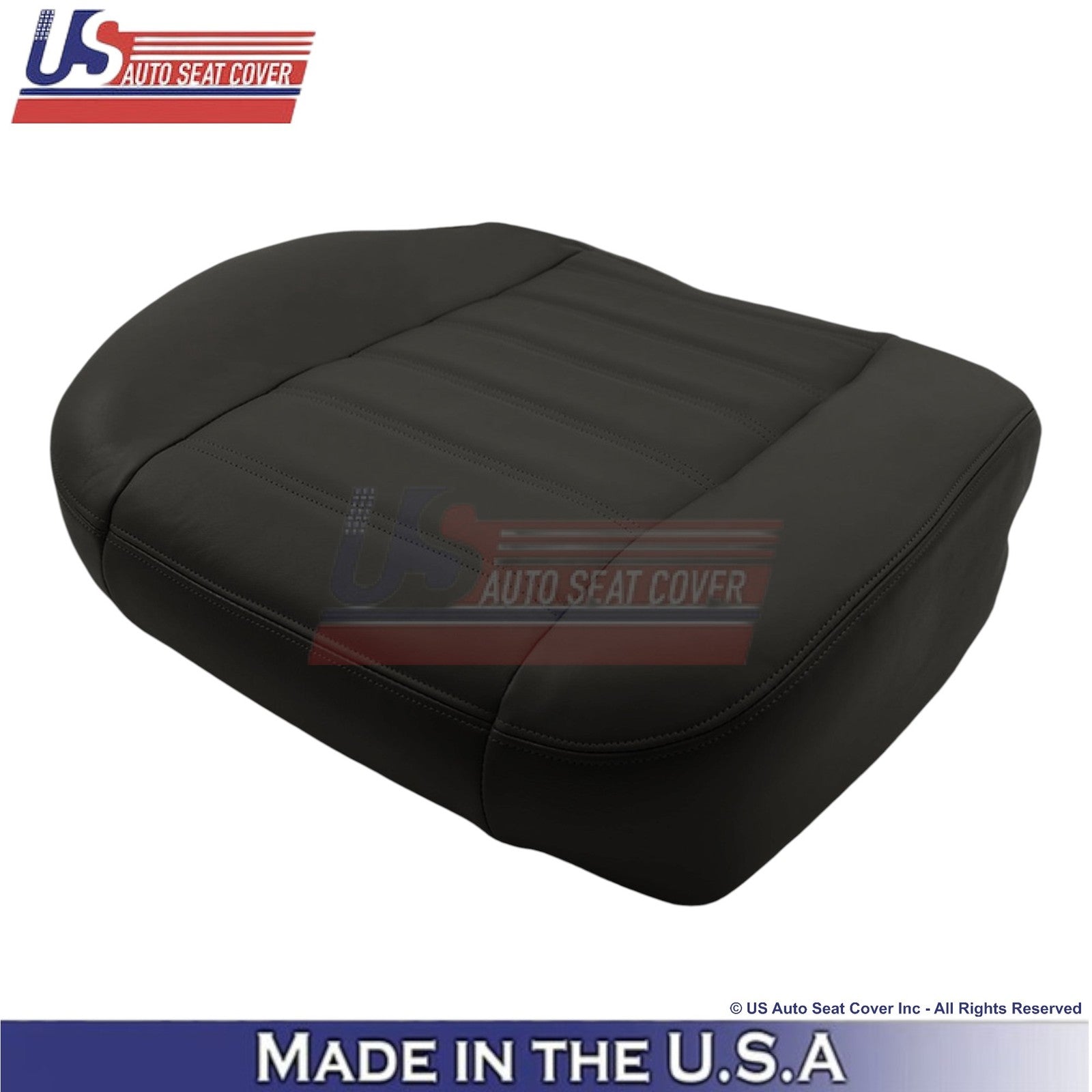 2003-2007 For Hummer H2 Genuine Leather Driver Replacement Covers Ebony Black