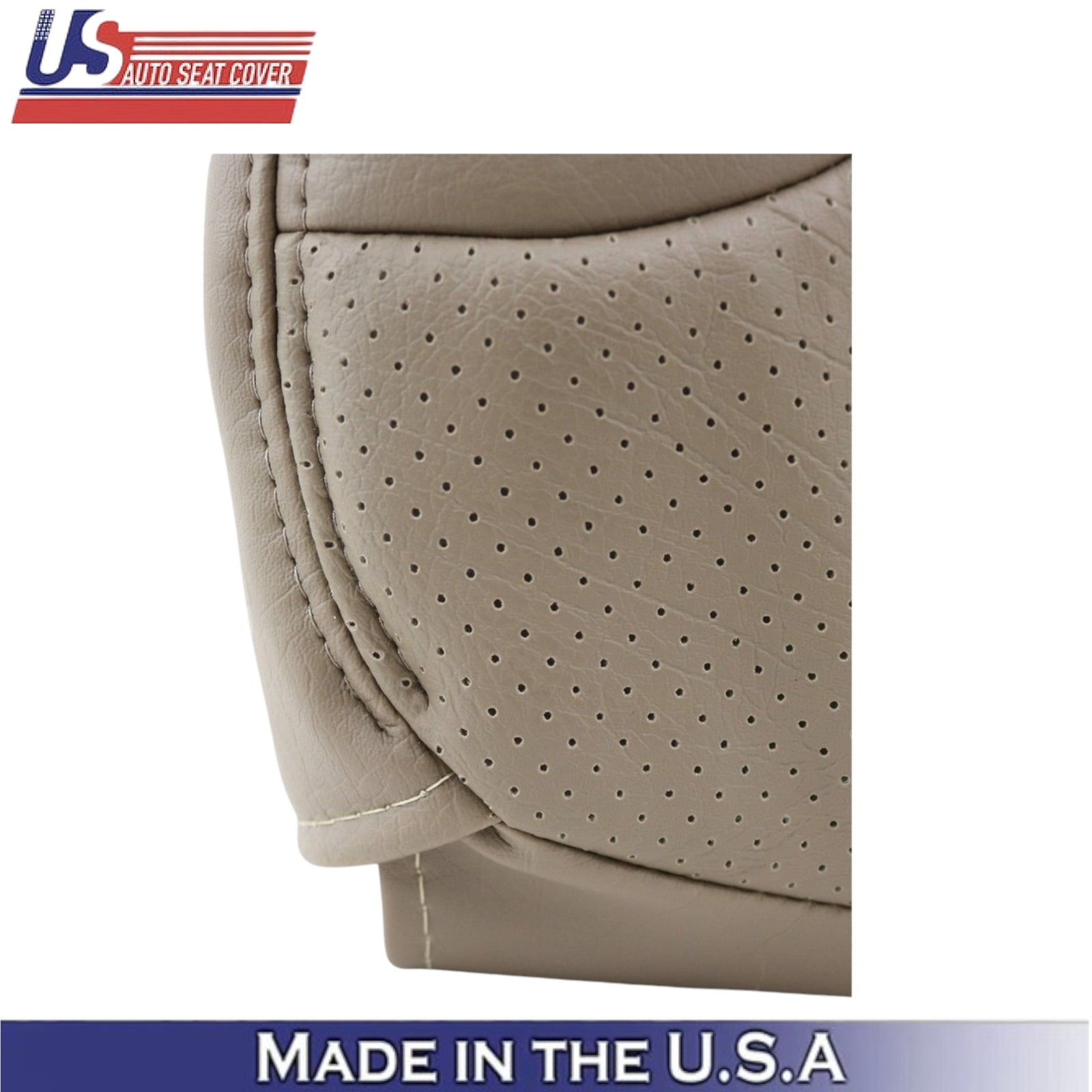 1992-1996 For Ford Bronco Eddie Bauer Leatherette Driver Side Seat Covers Tan