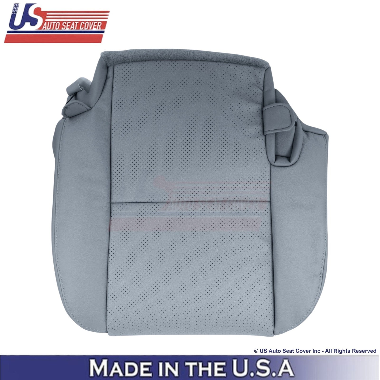 2008-2014 Fits Toyota Sequoia Genuine Leather Perf. Rear Bottom Covers Graphite
