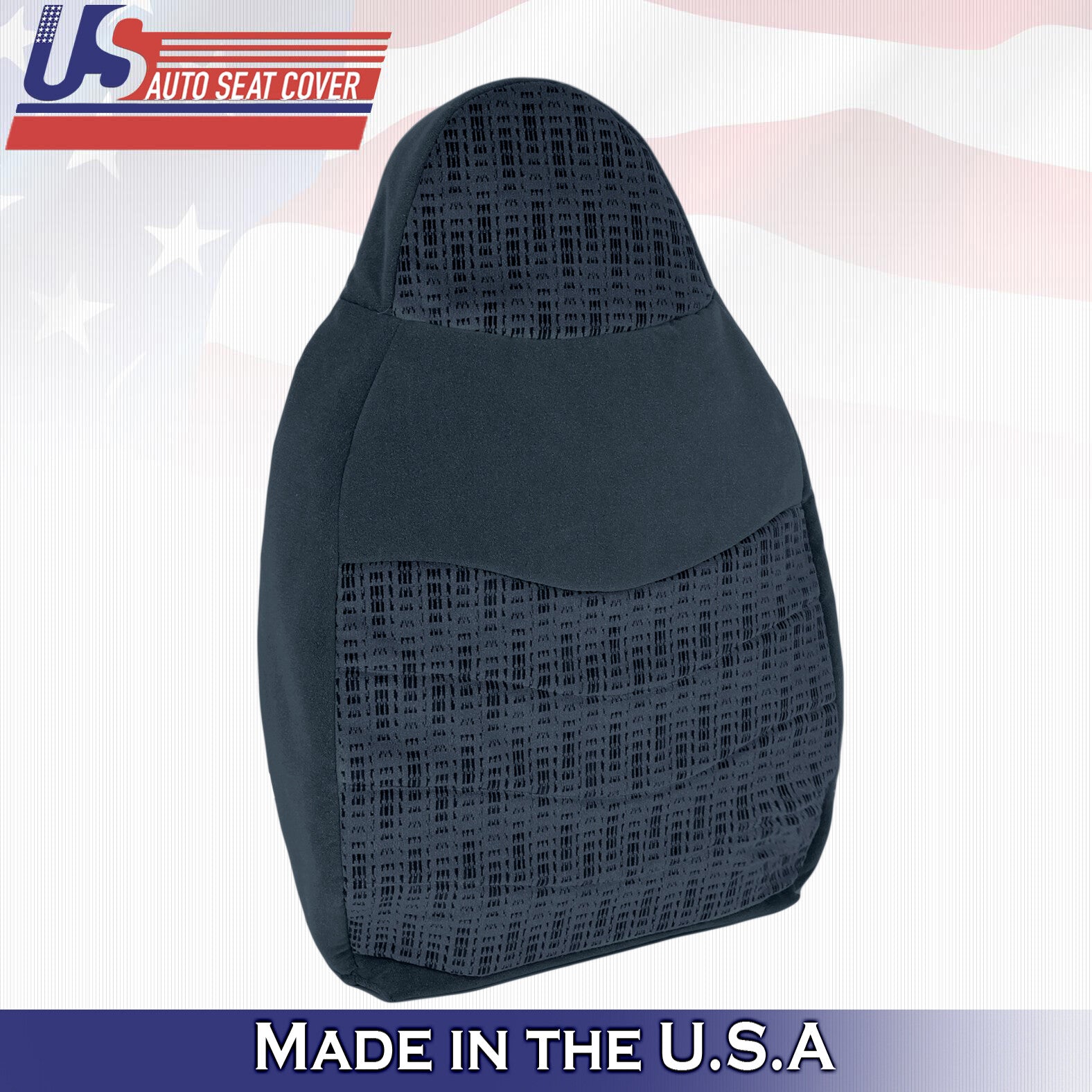 1999 For Ford F250 F350 F450 F550 XLT Passenger Side Top Cloth Seat Cover Blue
